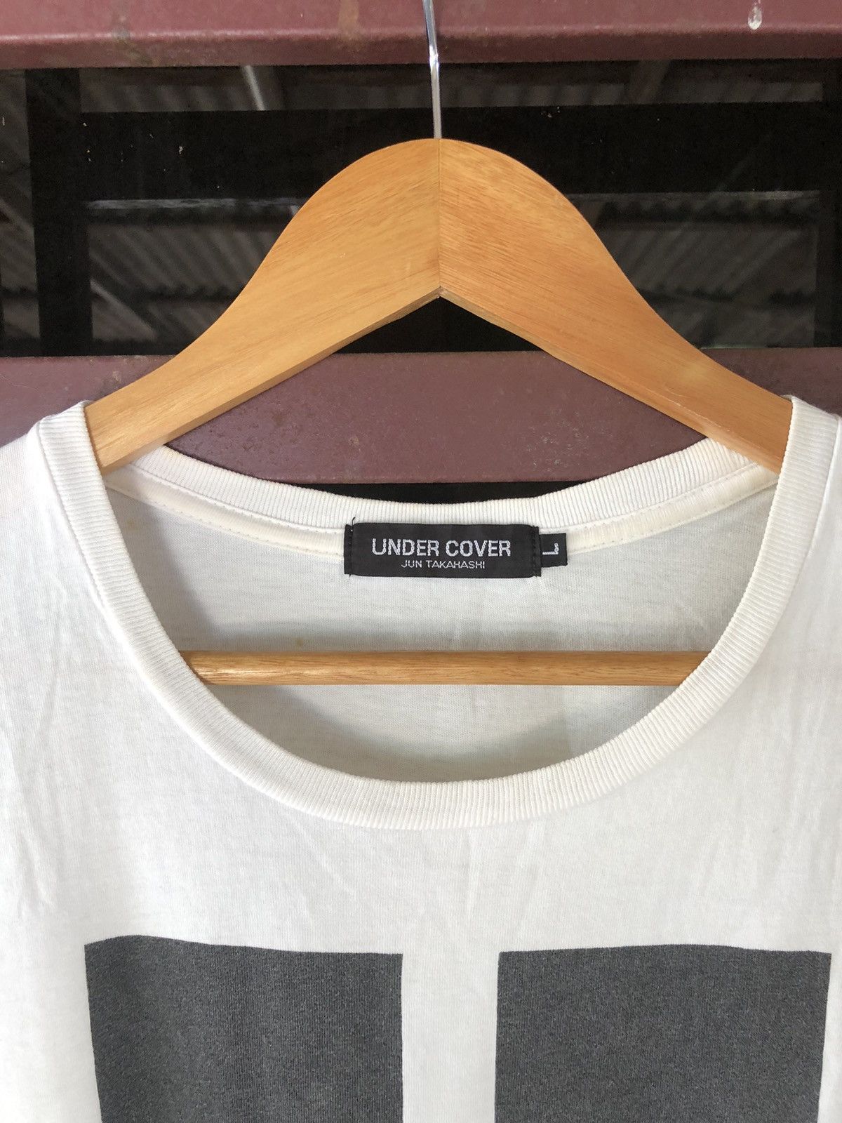 Japanese Brand 💥RARE💥Vintage Undercover Big Logo X Jun Takahashi Tshirt Size US L / EU 52-54 / 3 - 6 Thumbnail