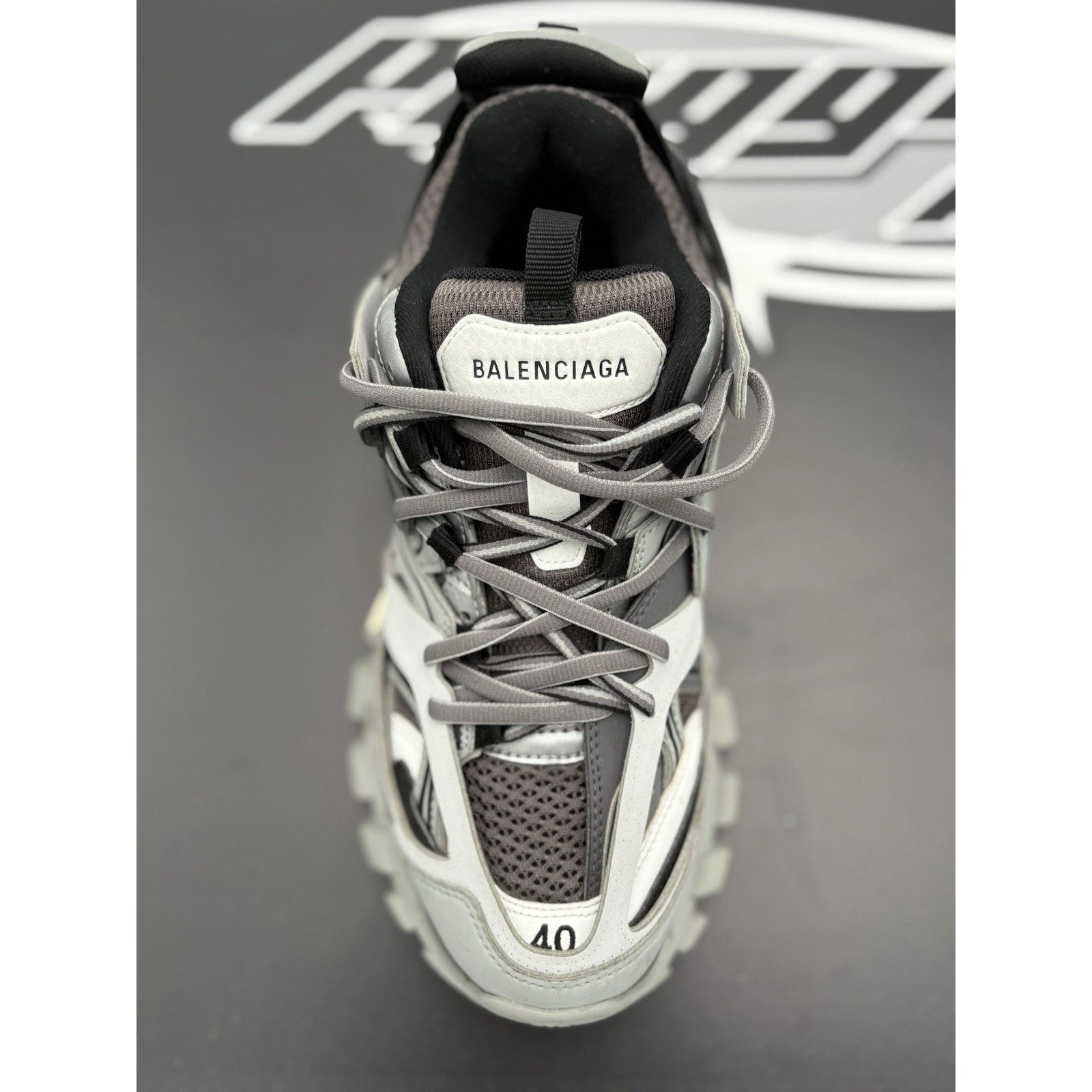 Balenciaga Balenciaga Track LED Sneaker ' Silver, Grey ' | GREAT COND! Size US 7 / EU 40 - 5 Thumbnail