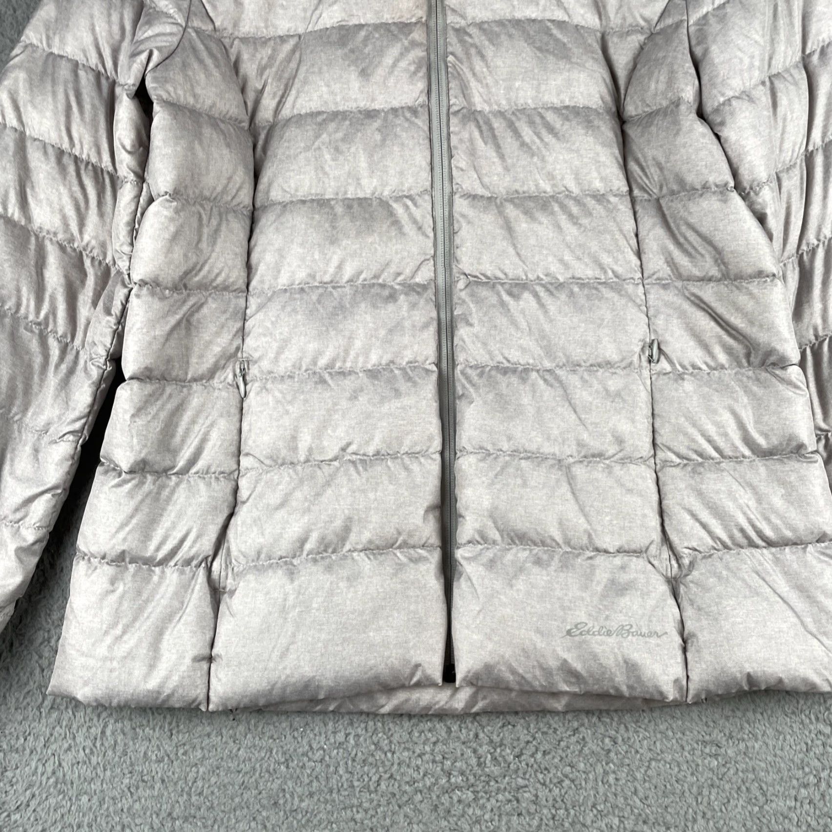 Eddie Bauer VINTAGE Eddie Bauer Puffer Jacket Iridescent Stone Gray EB650 Women’s Large Size L / US 10 / IT 46 - 3 Thumbnail