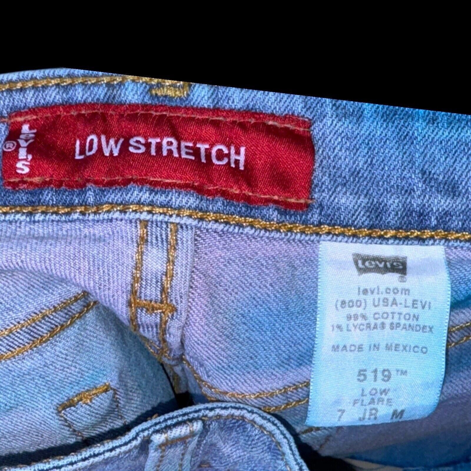 Levi's Levi’s 519 Low Stretch Dip Dyed Cut Off Shorts Sz 7 Jr Size 28" / US 6 / IT 42 - 7 Thumbnail