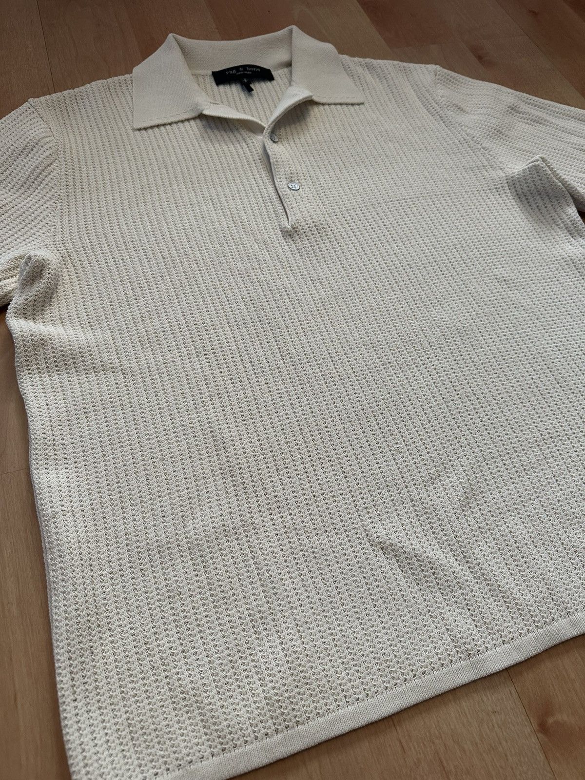 Rag & Bone Rag & Bone textured knit polo Size US S / EU 44-46 / 1 - 6 Thumbnail