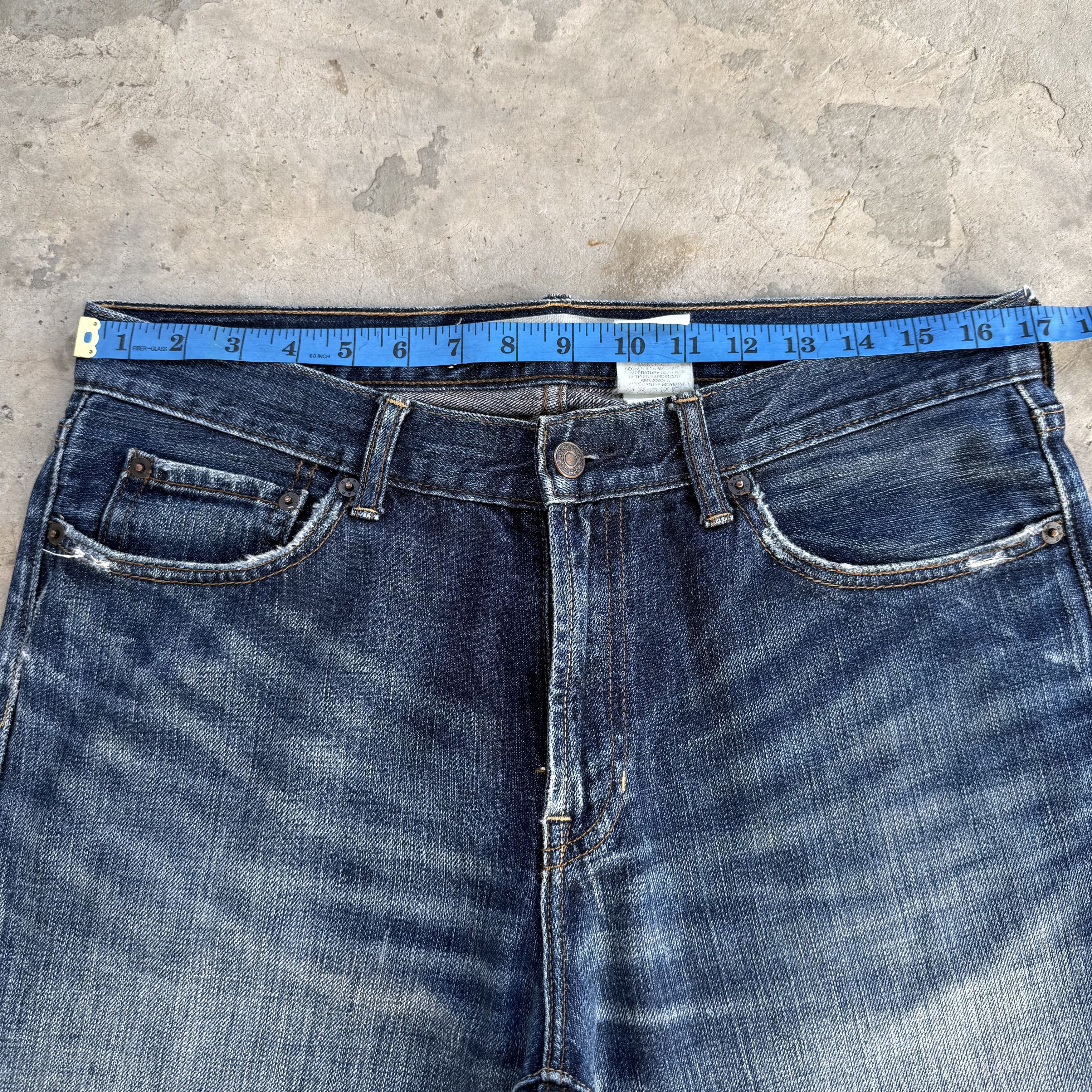 Gap W34 VINTAGE GAP SLIM FIT FADED STONEWASH DENIM Size US 34 / EU 50 - 6 Thumbnail