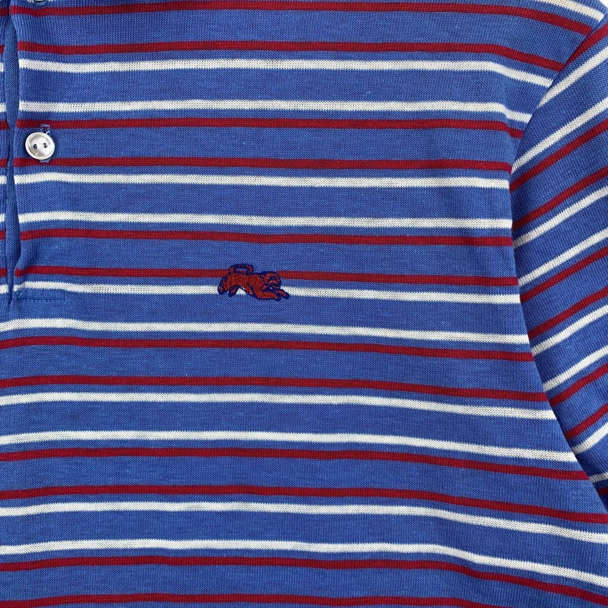 Vintage Vintage 90’ THE GARAN MAN Twin Tipped Striped Polo Tee Shirt Size US L / EU 52-54 / 3 - 5 Thumbnail
