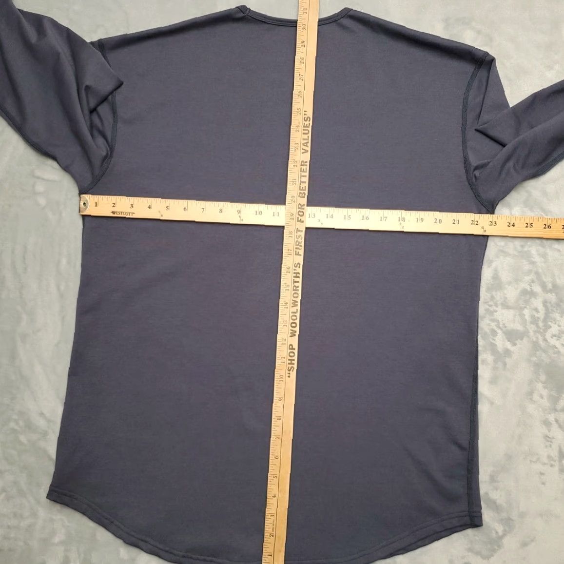 Vintage BYLT Shirt Mens XL Gray Long Sleeve Drop Cut Performance Stretch Athleisure Shirt Mens XL Gray Long Sleeve Performance Stretch BYLT Size US XL / EU 56 / 4 - 5 Thumbnail