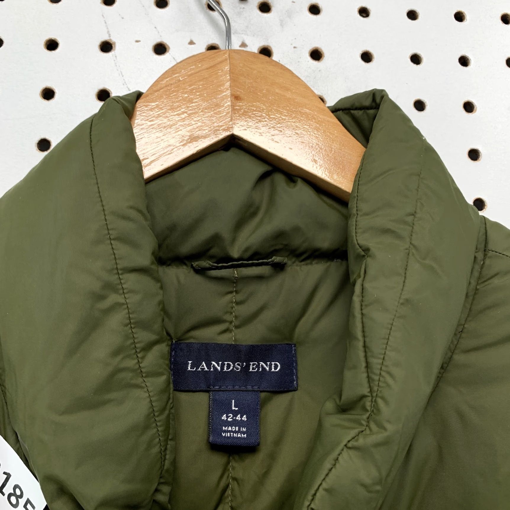Lands' End Lands' End Puffer Vest Women's Medium Solid Nylon Down Insulated 2020s Size US L / EU 52-54 / 3 - 2 Thumbnail