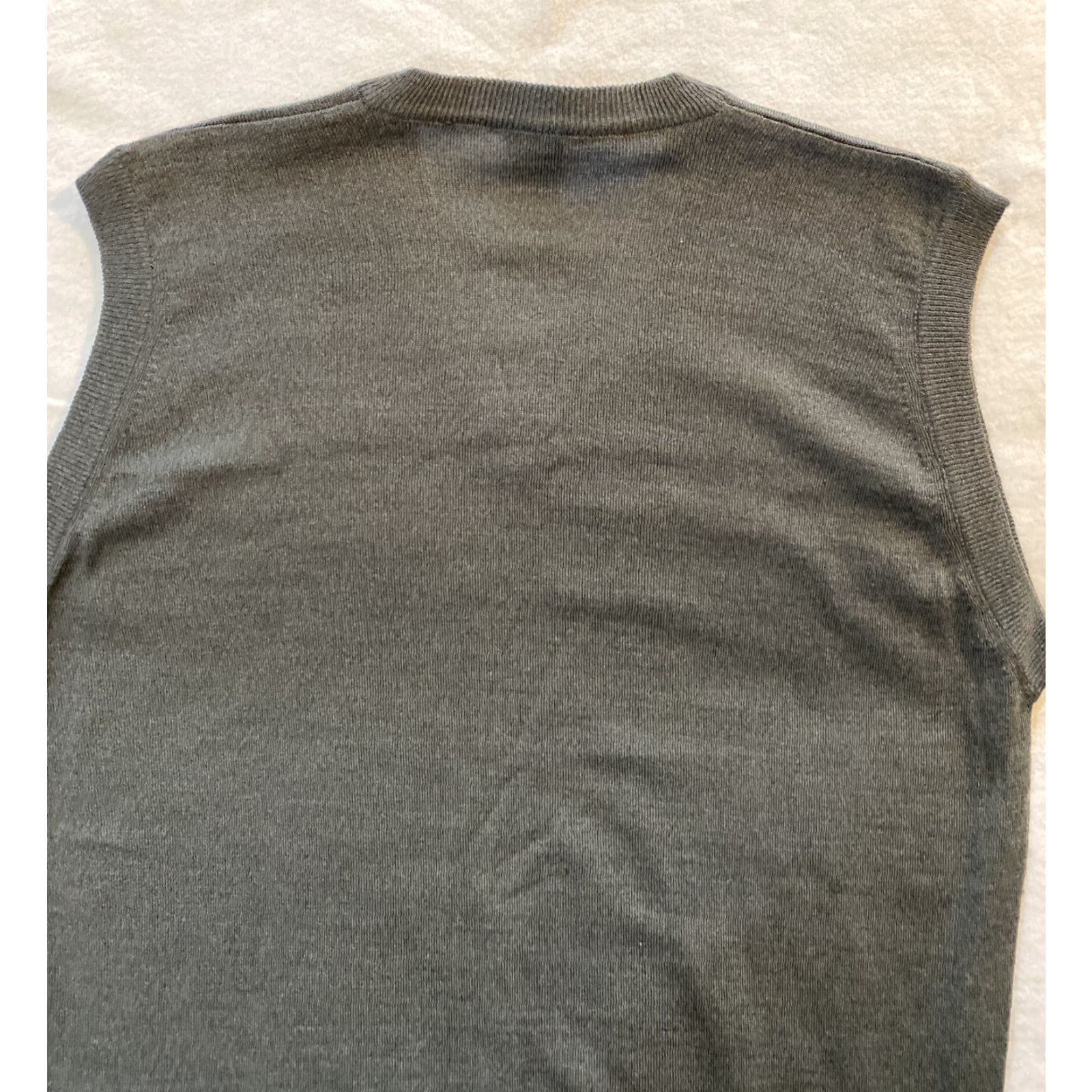Vintage VINTAGE Ekin Sweater Vest Men L Knit Wool Charcoal Gray V-Neck Solid 16-22 Mens Size US L / EU 52-54 / 3 - 8 Thumbnail