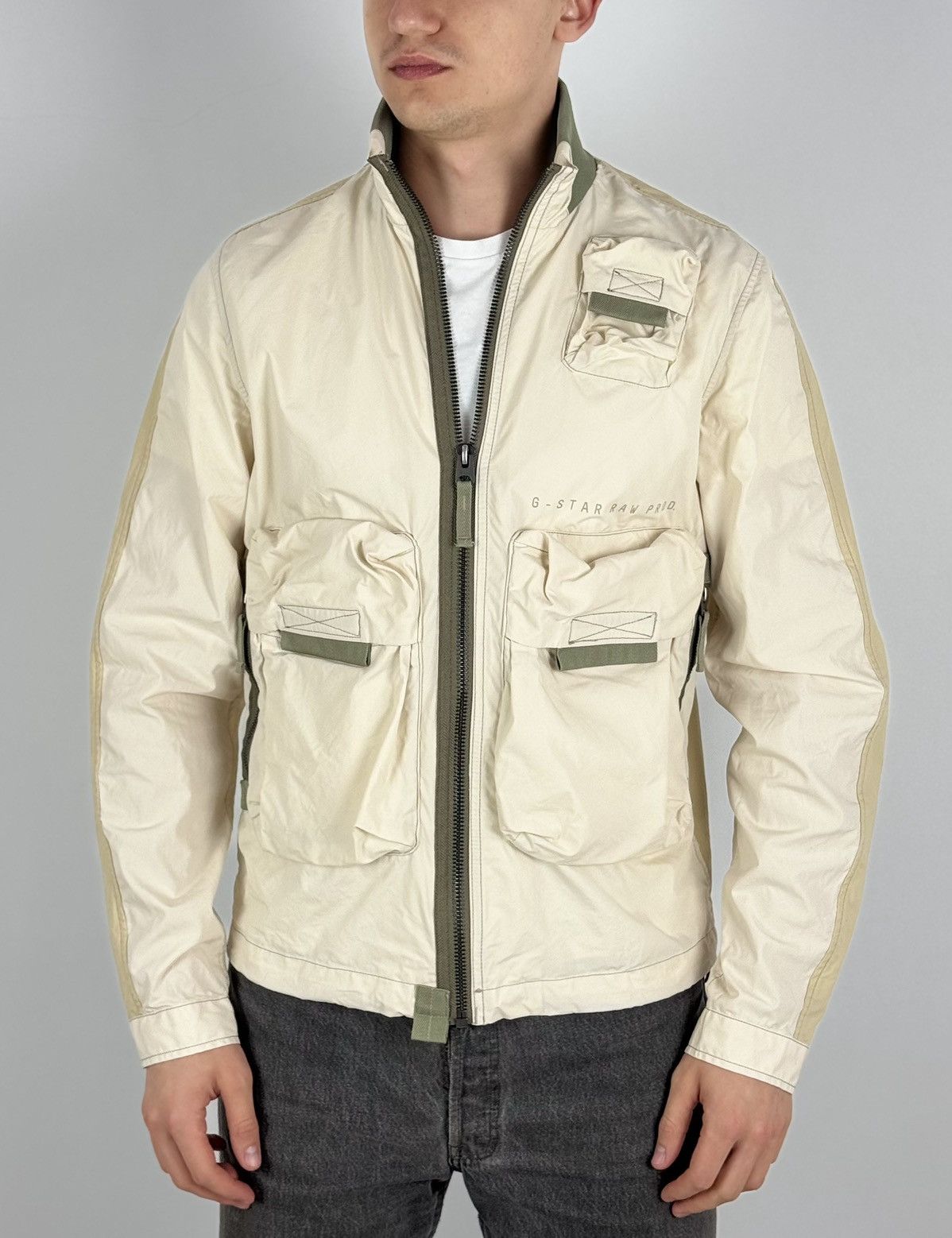 G-Star G-Star Raw Zip PKT Military Bomber Jacket Size US M / EU 48-50 / 2 - 2 Thumbnail