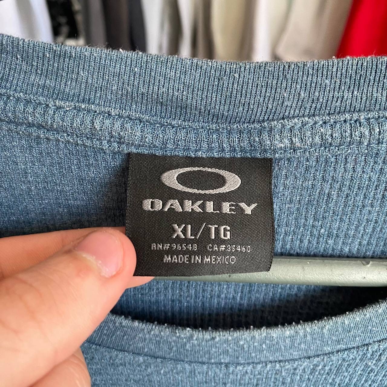 Oakley × Vintage Vintage Oakley Softwear Big Centre Logo outdoor longsleeve Size US XL / EU 56 / 4 - 4 Thumbnail