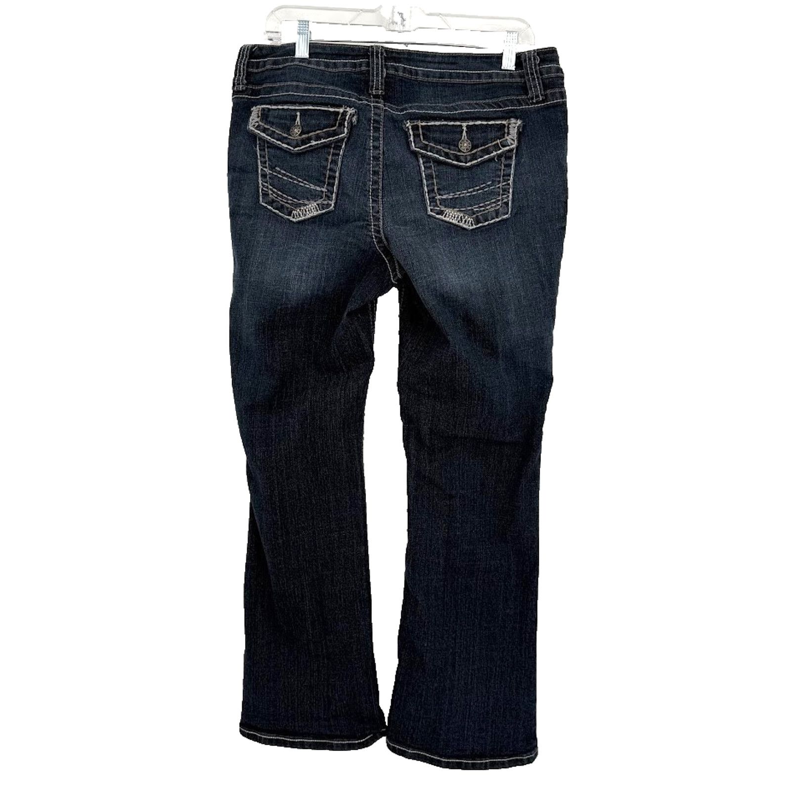 & Other Stories ANA Womens 8P Boot-cut Jeans Dark Wash Stretch Mid Rise Size 30" / US 8 / IT 44 - 2 Thumbnail