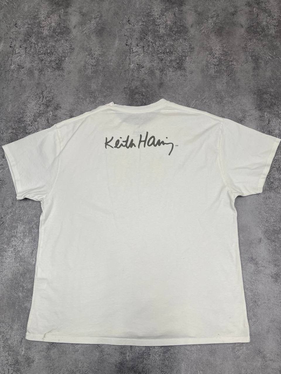 Keith Haring Keith Haring Men Vintage Cotton T-Shirt White Tee Size L Size US L / EU 52-54 / 3 - 4 Thumbnail