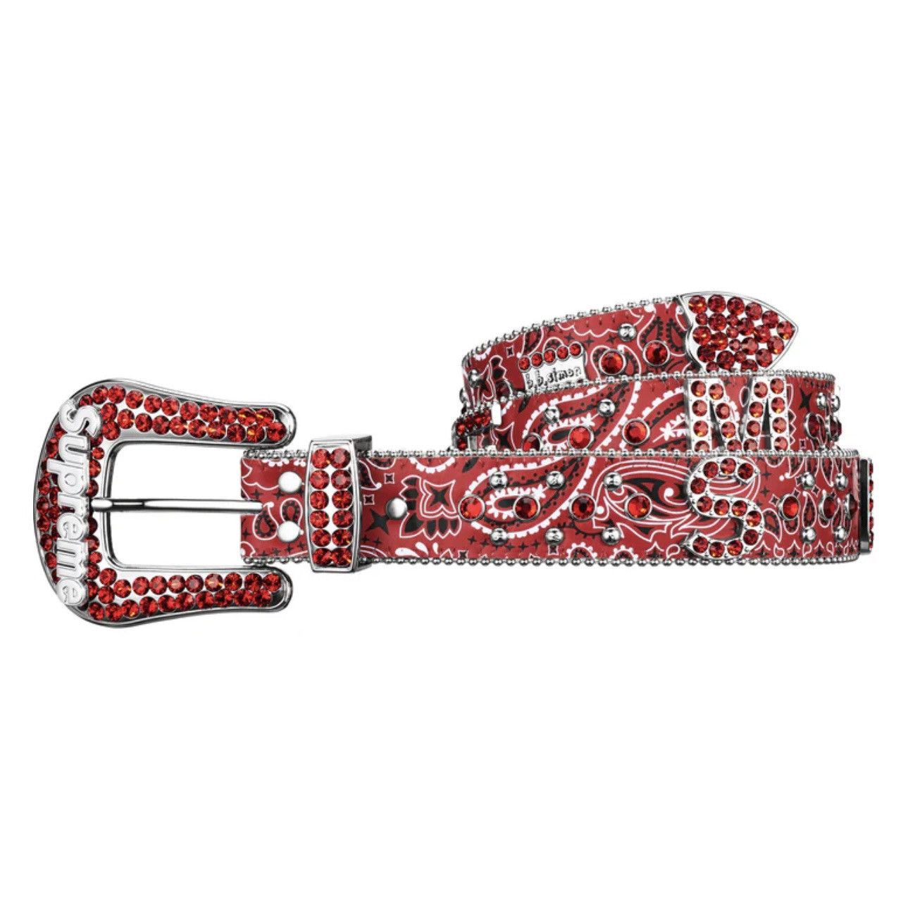 B.B. Simon × Supreme Supreme x BB SIMON bandana Belt Size 34 - 1 Thumbnail