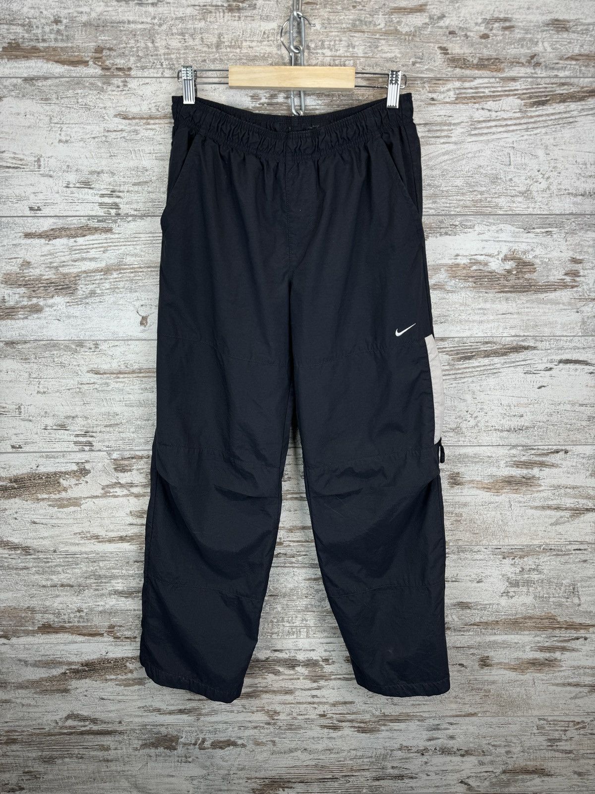 Nike Mens Vintage Nike Cargo drill pants sweatpants y2k swoosh Size US 30 / EU 46 - 2 Thumbnail