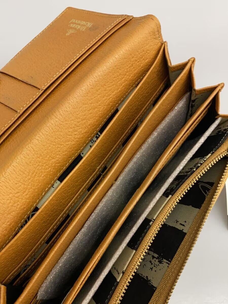 Vivienne Westwood Vivienne Westwood Plain Lthr Long Wallet Camel Size ONE SIZE - 6 Thumbnail