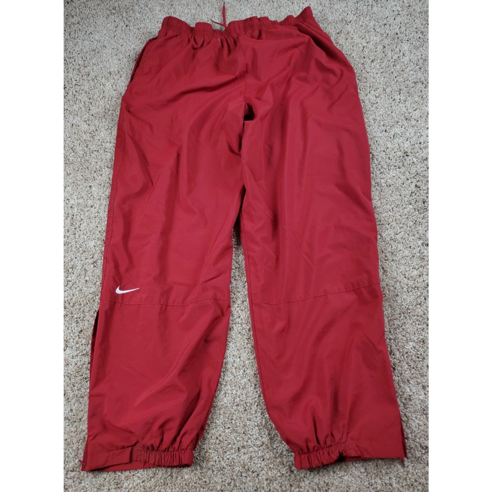 Nike VINTAGE Nike Track Pants XL Mens Red Stanford University Straight Leg Baggy Y2K Size US 36 / EU 52 - 7 Thumbnail