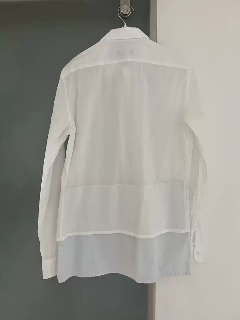 Raf Simons Raf Simons Men's blue and white stitching shirt-2505 Size US M / EU 48-50 / 2 - 6 Thumbnail