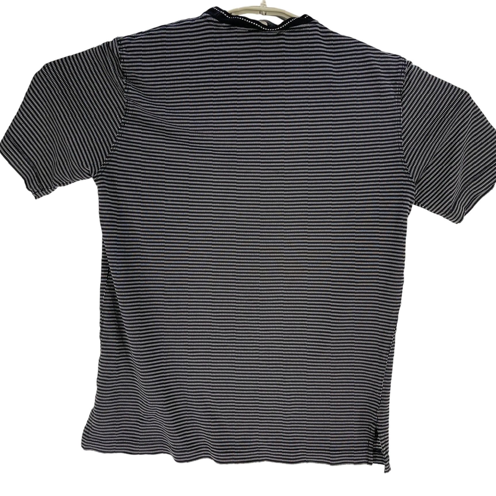 Vintage Baroni Shirt Men Size S Black Gray Striped Minimalist Quiet Luxury T-Shirt Regular Short Sleeve Round Neck Vintage No Size US S / EU 44-46 / 1 - 3 Thumbnail