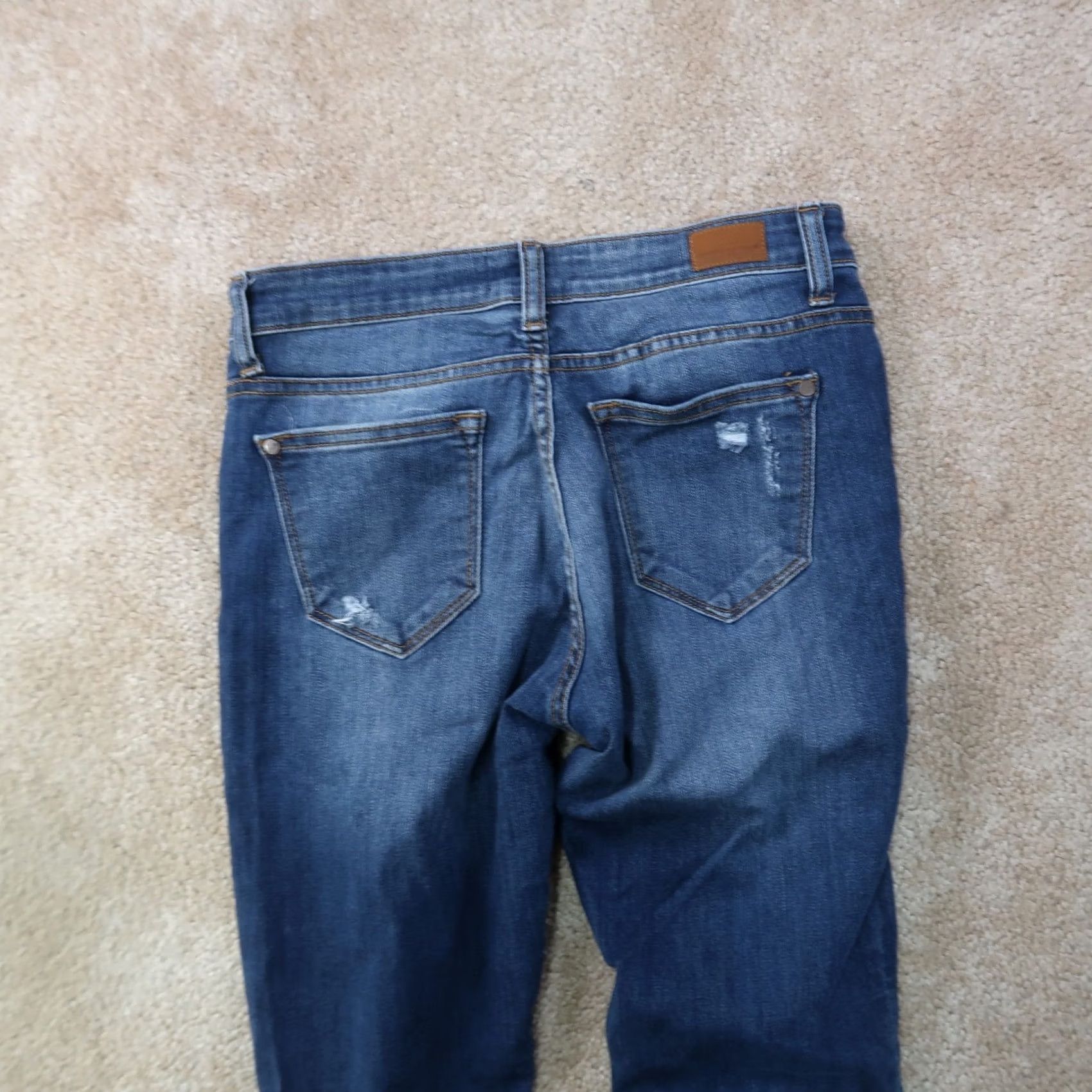 Denime Judy Blue Skinny Jeans Women's 9/29 Blue Stretch Denim Mid Rise Jeans Slim 5-Pocket Denim Size 30" / US 8 / IT 44 - 5 Thumbnail