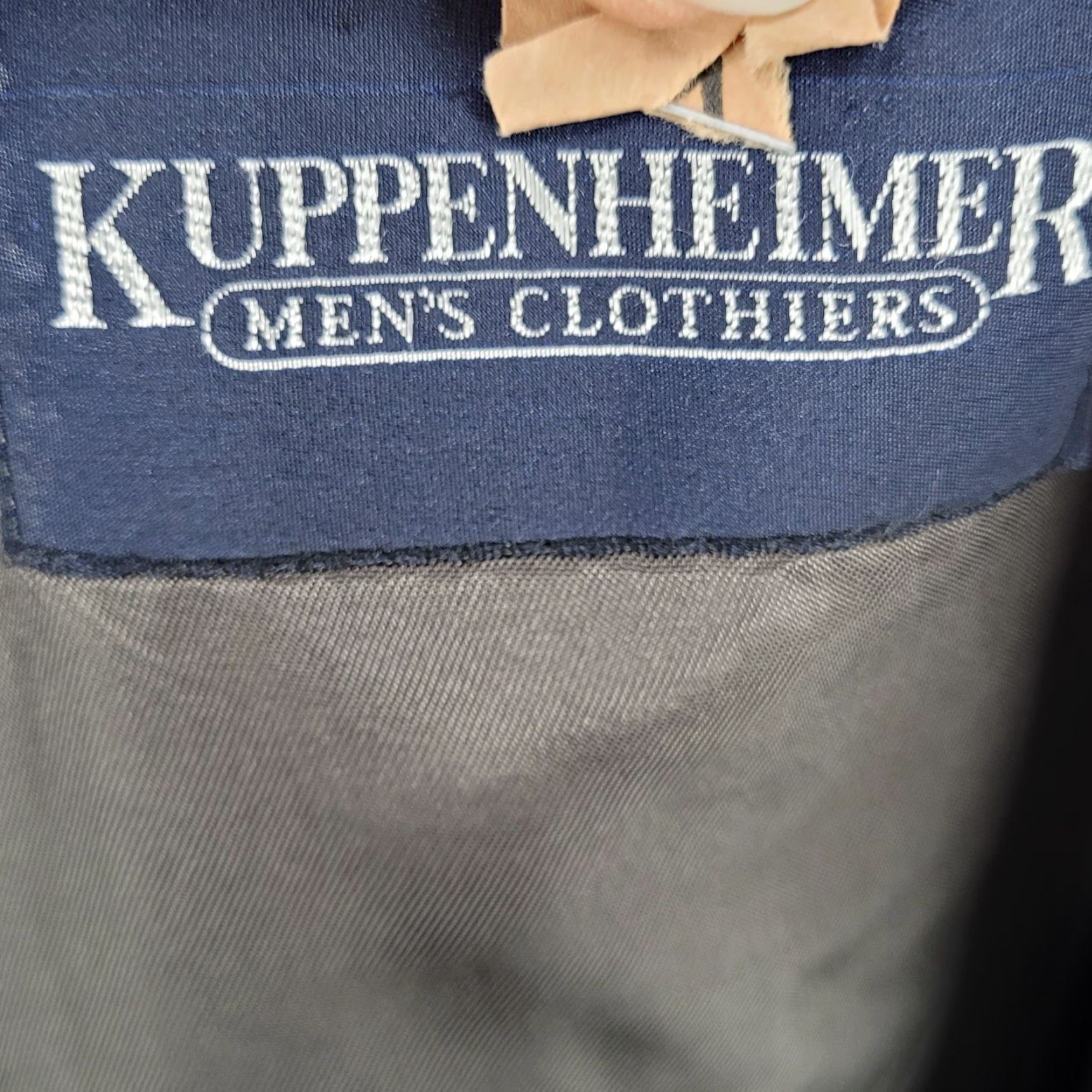 Vintage VINTAGE Kuppenheimer Gray Pinstriped Blazer Sport Coat Size 42 Regular Mens Size 42R - 3 Thumbnail