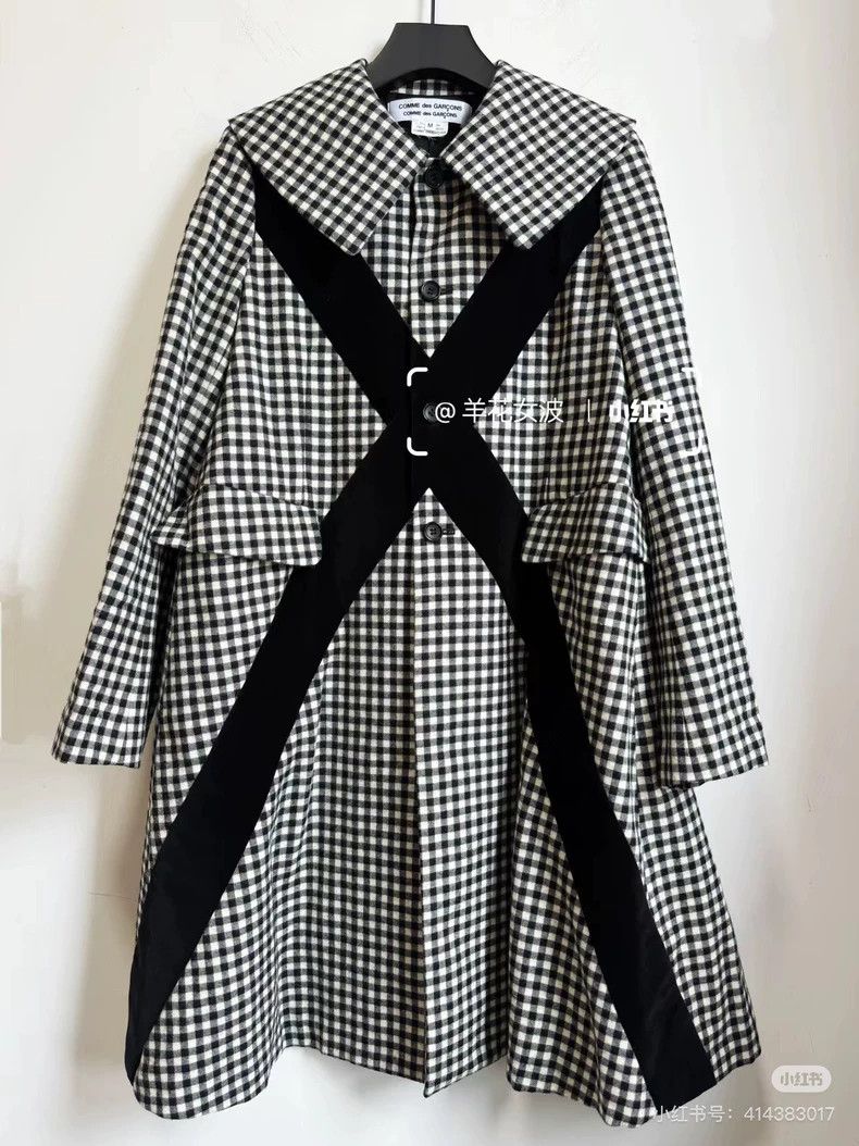Comme des Garcons Comme Des Garcons Suede patchwork woolen coat Size M / US 6-8 / IT 42-44 - 1 Thumbnail