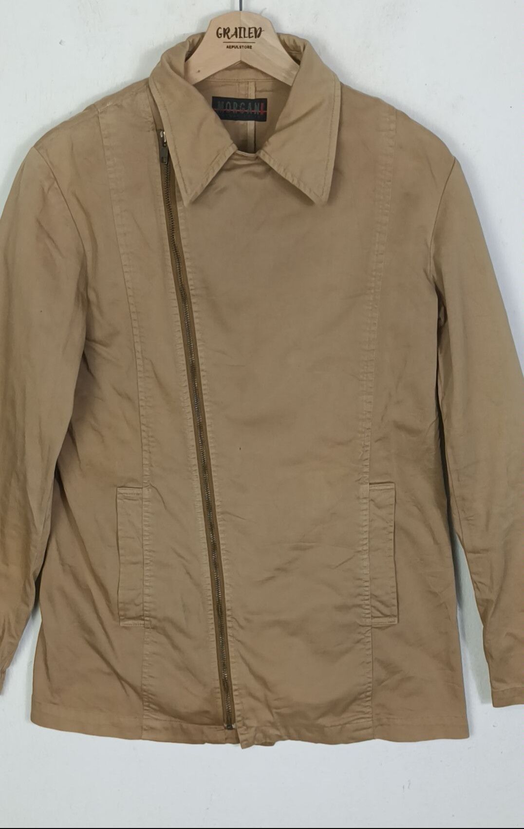 Morgan Homme Morgan Homme Asymmetrical Zipper Jacket Size US M / EU 48-50 / 2 - 3 Thumbnail