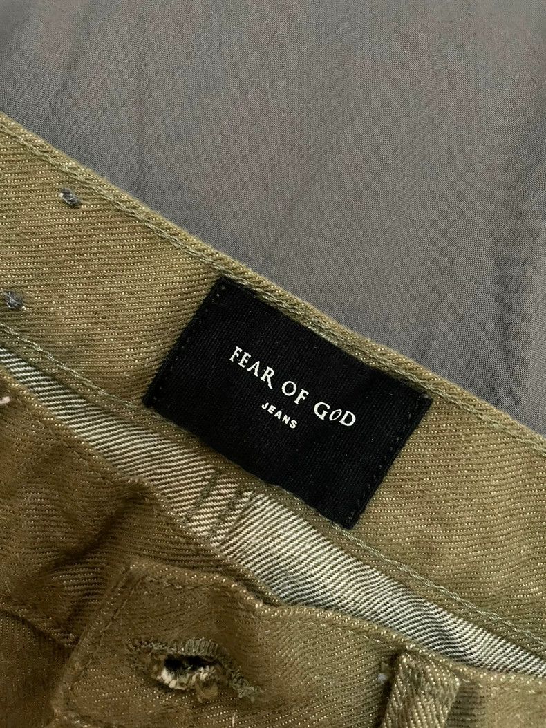 Fear of God Fear of God Desert vintage gold jeans Size US 30 / EU 46 - 6 Thumbnail