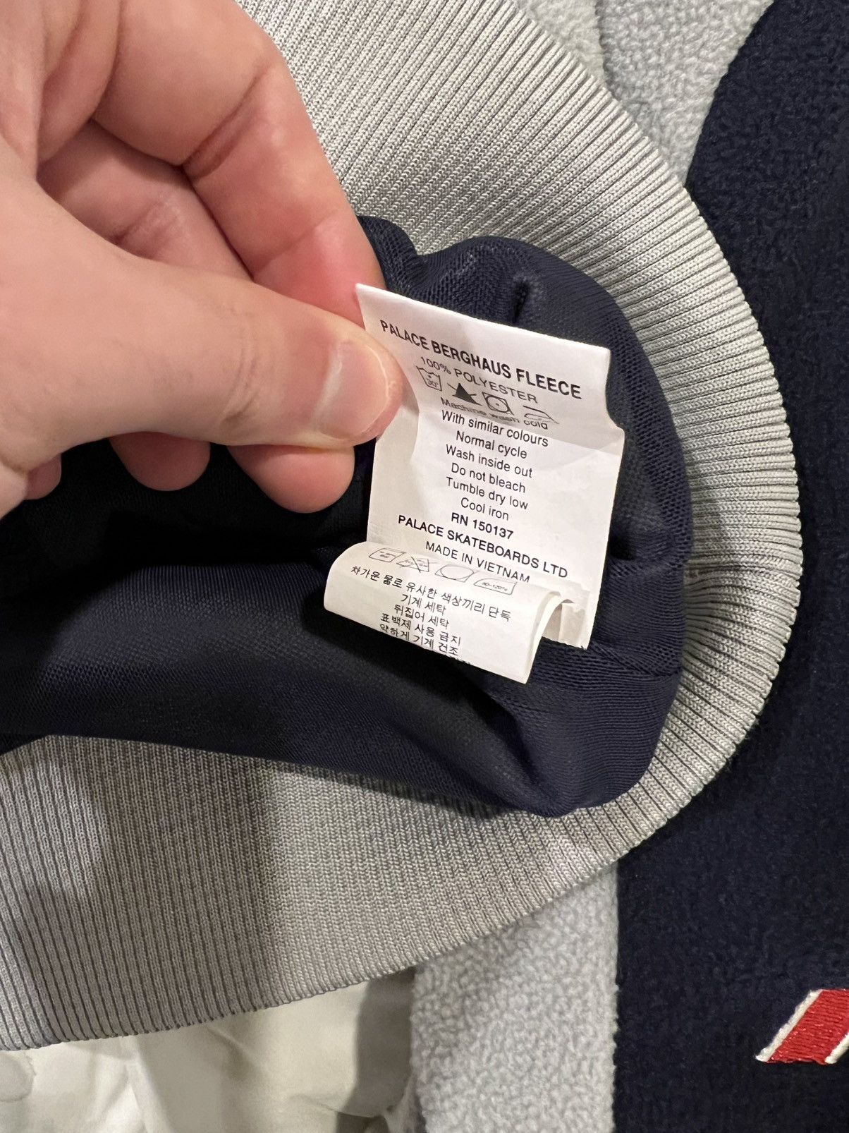 Palace Palace Berghaus Fleece Grey/Purple Size US L / EU 52-54 / 3 - 8 Thumbnail