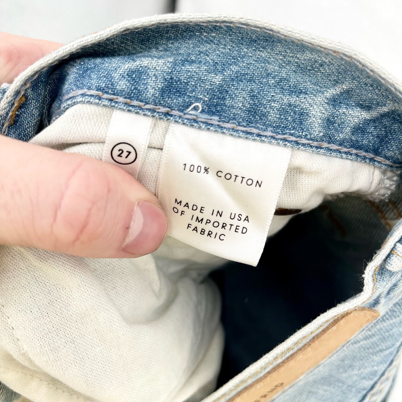 GRLFRND GRLFRND Karolina (6768) HighRise Straight Jeans Domenico 27 Size 27" / US 4 / IT 40 - 8 Thumbnail