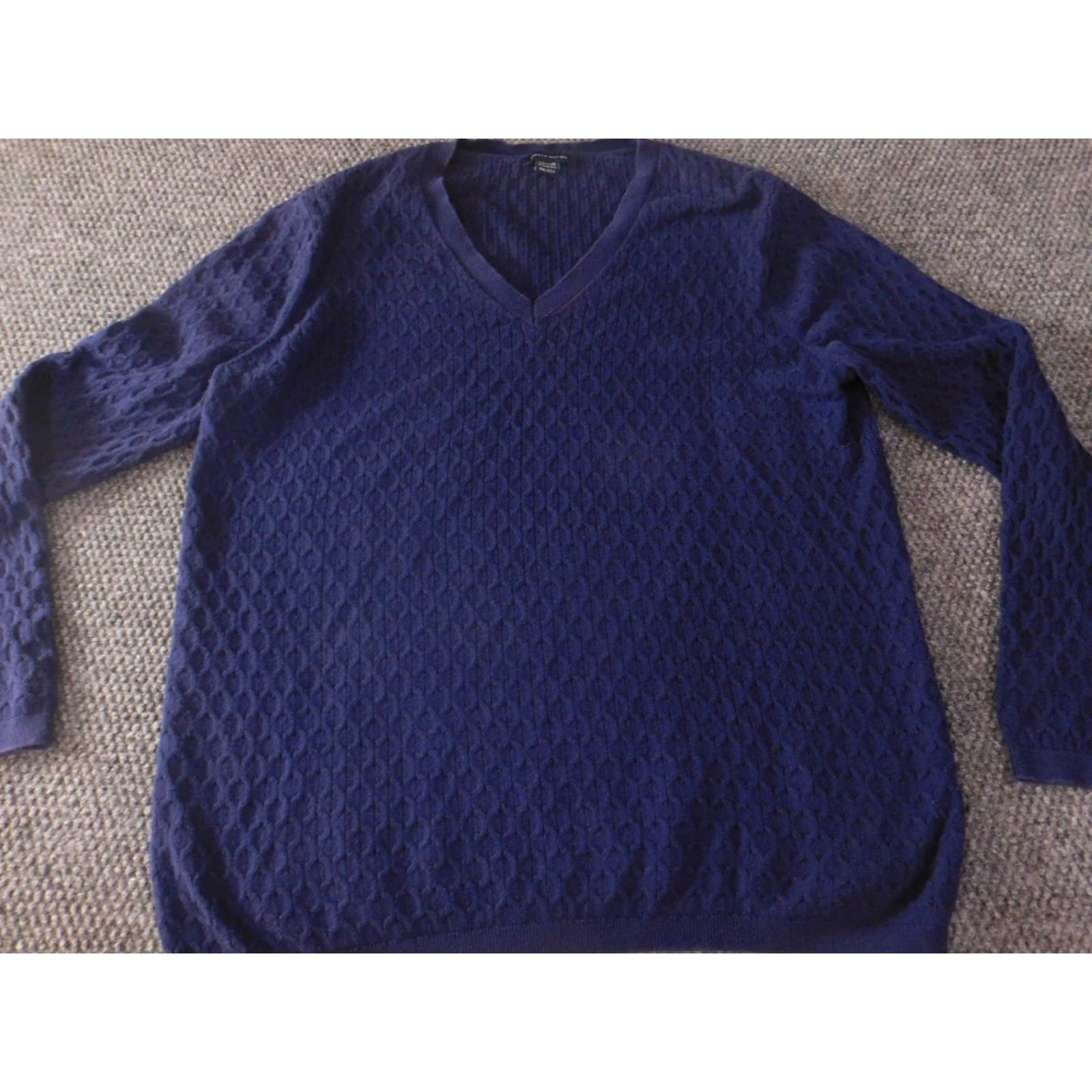 Tommy Hilfiger Tommy Hilfiger Womens Sweater 2XL XXL Blue pullover v-neck Classic casual Size M / US 6-8 / IT 42-44 - 2 Thumbnail