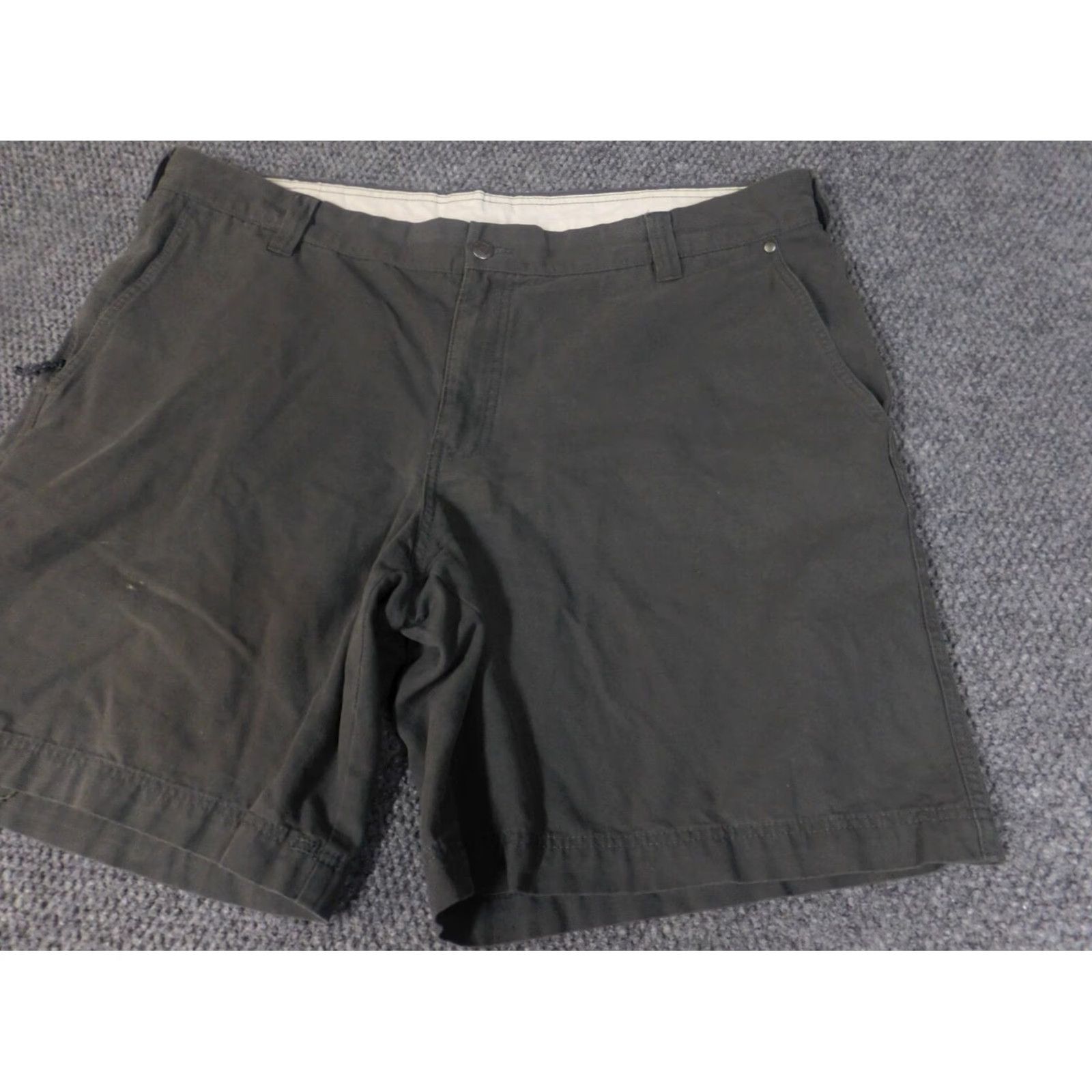 Sunray Sportswear Columbia Shorts Mens 42 Gray Cargo Outdoor Regular Breathable Logo Cotton Knit Zip Flat Front Casual Size US 42 / EU 58 - 3 Thumbnail