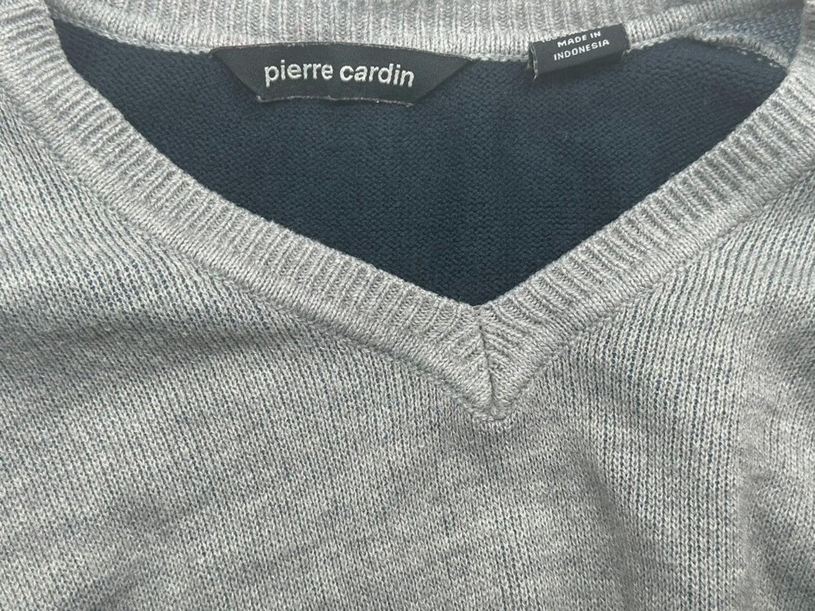Pierre Cardin Pierre Cardin Argyle Pullover Sweater Gray/Blue Men's Large Size US L / EU 52-54 / 3 - 6 Thumbnail