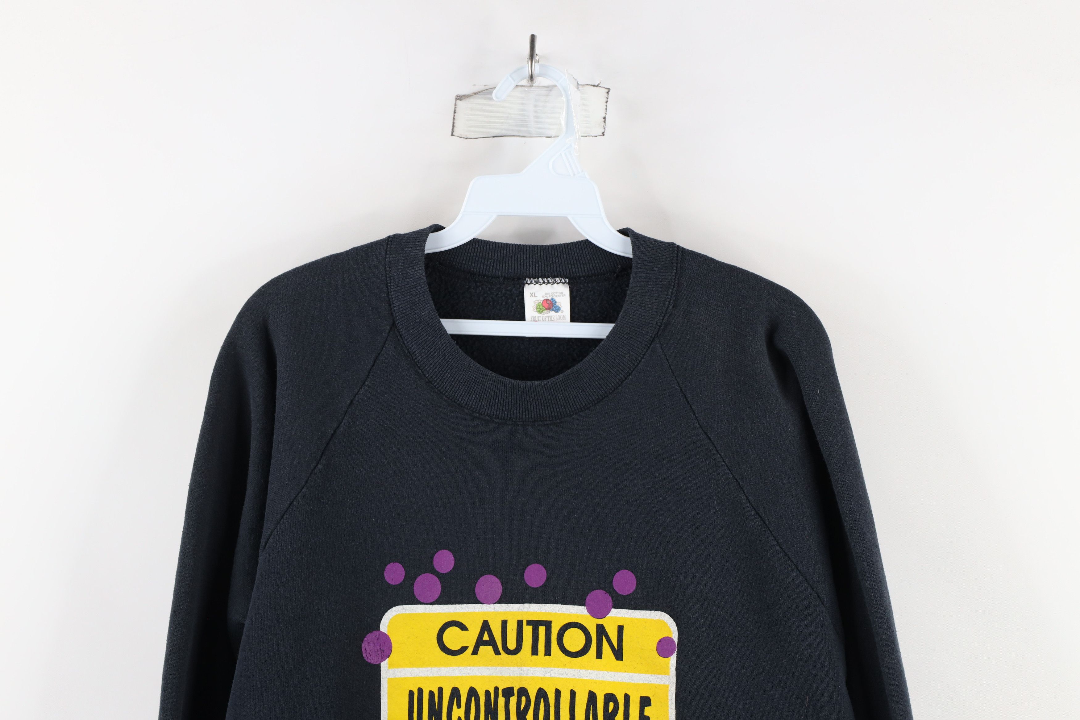 Vintage Vintage 90s Streetwear Uncontrollable Dauber Sweatshirt Size US XL / EU 56 / 4 - 2 Thumbnail