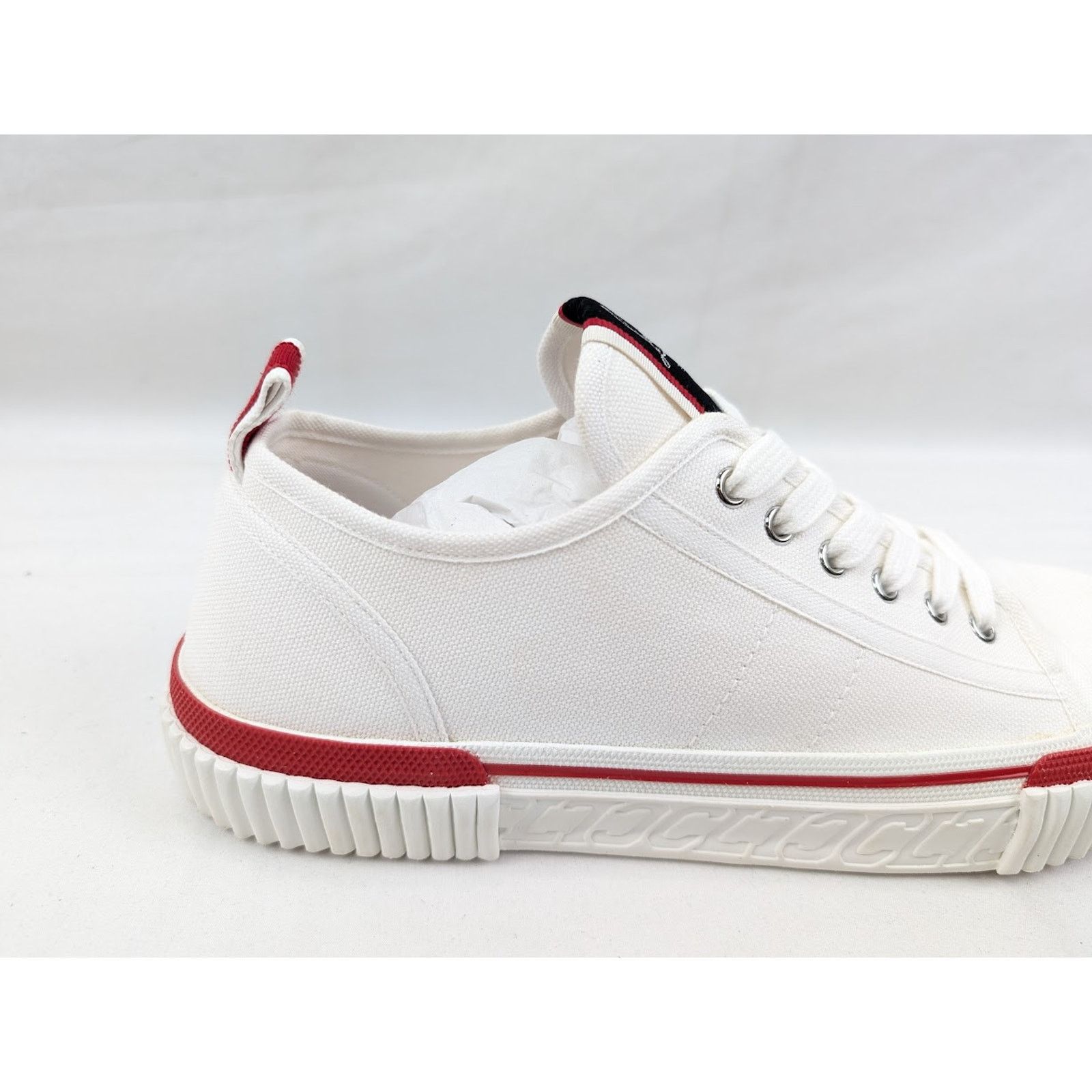 Christian Louboutin o1rshd1 Pedro Boat Flat Sneakers in White Size US 13 / EU 46 - 4 Thumbnail