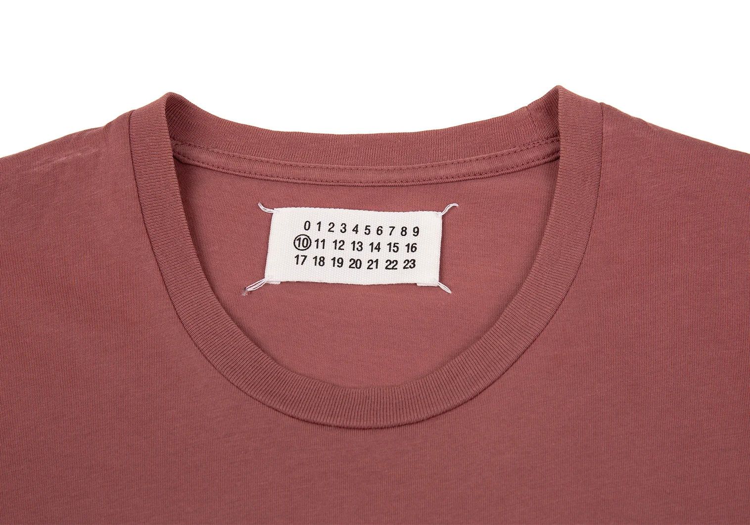 Maison Margiela Crew Neck T-Shirt in Red Purple Size 44 Size US S / EU 44-46 / 1 - 3 Thumbnail