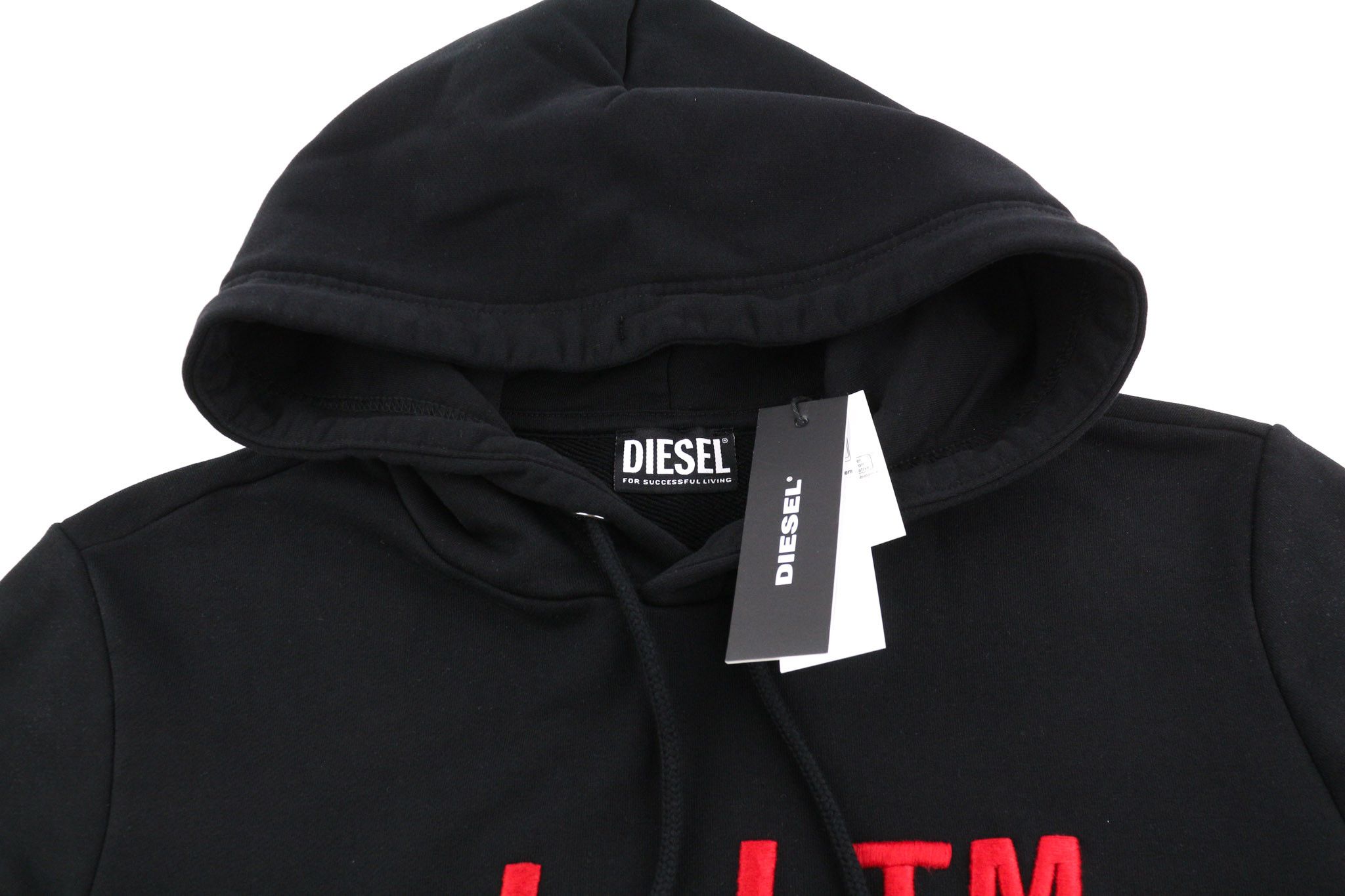 Diesel S-GIRK-HOOD-B4 S Black Oversized Hoodie 40116 Size US S / EU 44-46 / 1 - 4 Thumbnail