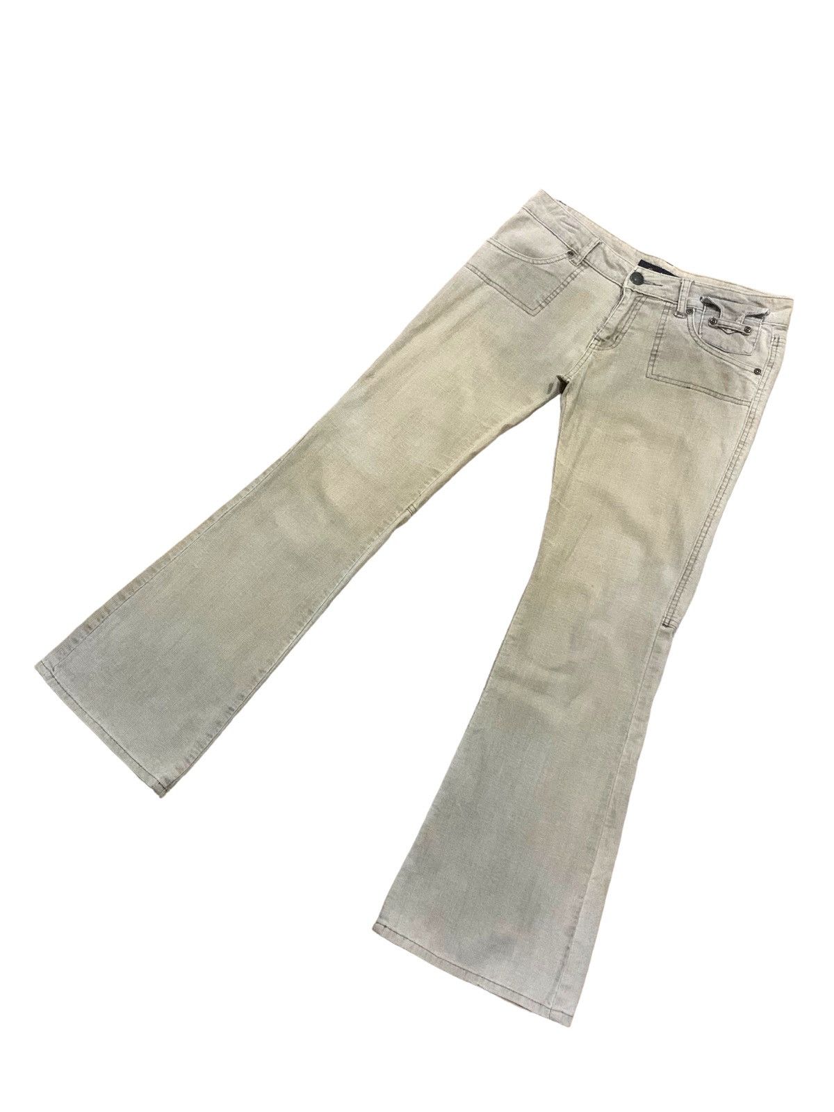If Six Was Nine × Japanese Brand × Le Grande Bleu (L.G.B.) 🔥Flare🔥 Camel Road Corduroy Rare Pocket Bootcut Jeans Size US 32 / EU 48 - 6 Thumbnail