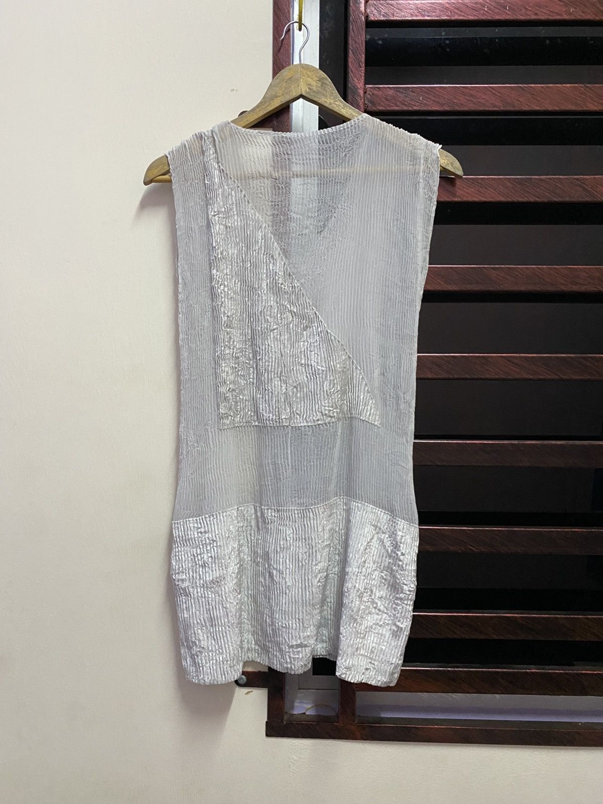 Issey Miyake Vintage Two Tone Issey Miyake Pleated Dress Size M / US 6-8 / IT 42-44 - 7 Thumbnail