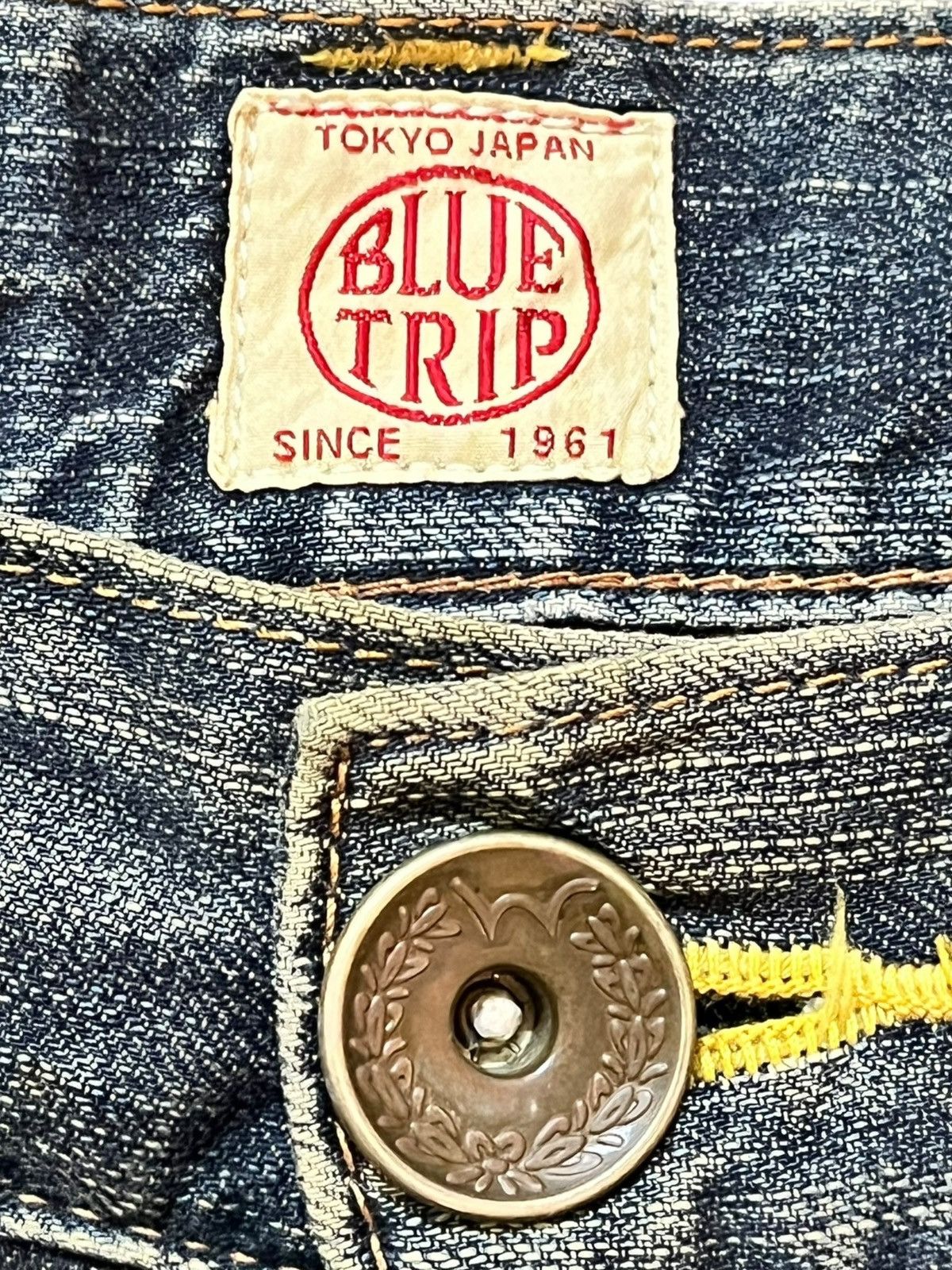 Edwin Vintage Edwin Bluetrip Mudwash Clawmark Distressed Denim Size US 32 / EU 48 - 5 Thumbnail