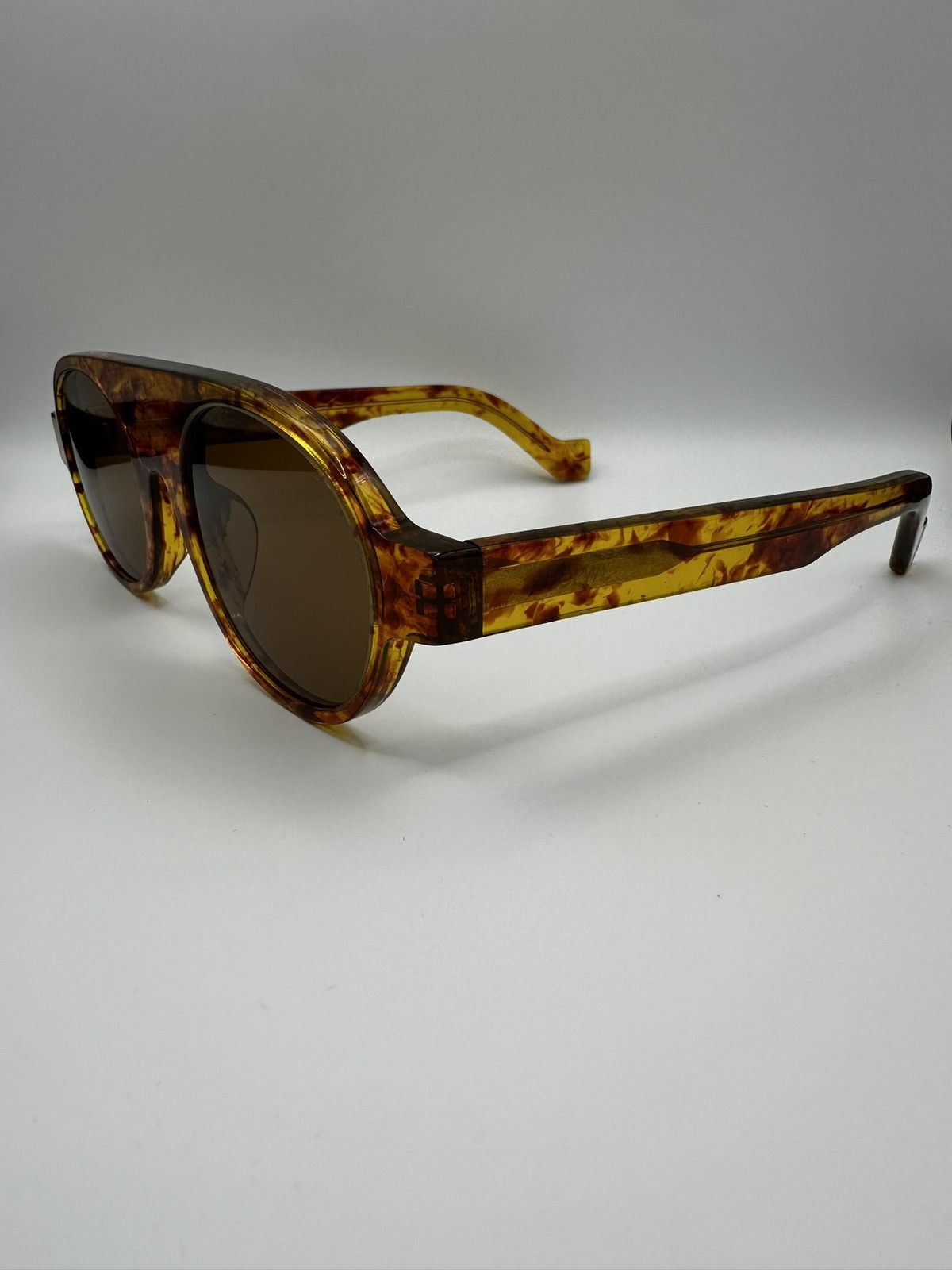 Loewe Loewe Amber Wood Grain Sunglasses Size ONE SIZE - 2 Thumbnail