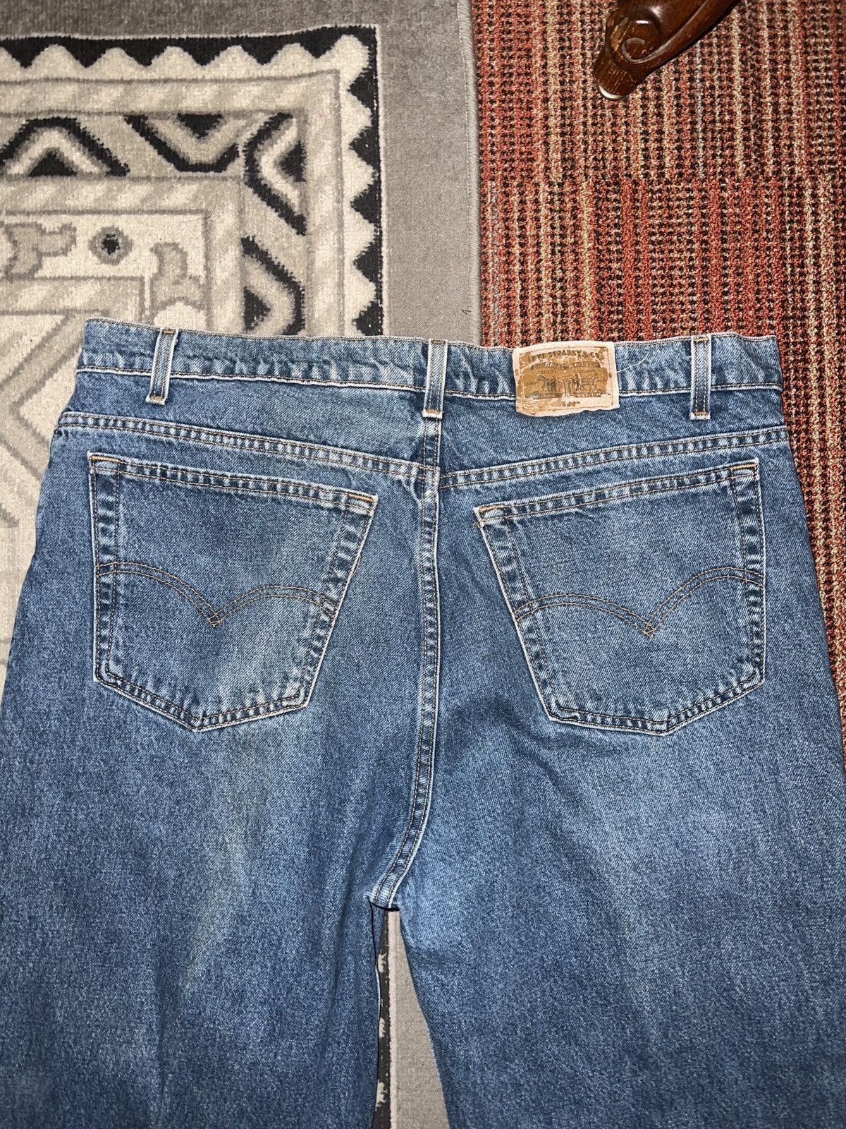 Levi's Vintage OOs Levis 560 Distressed Grunge Denim Jeans Size US 38 / EU 54 - 3 Thumbnail