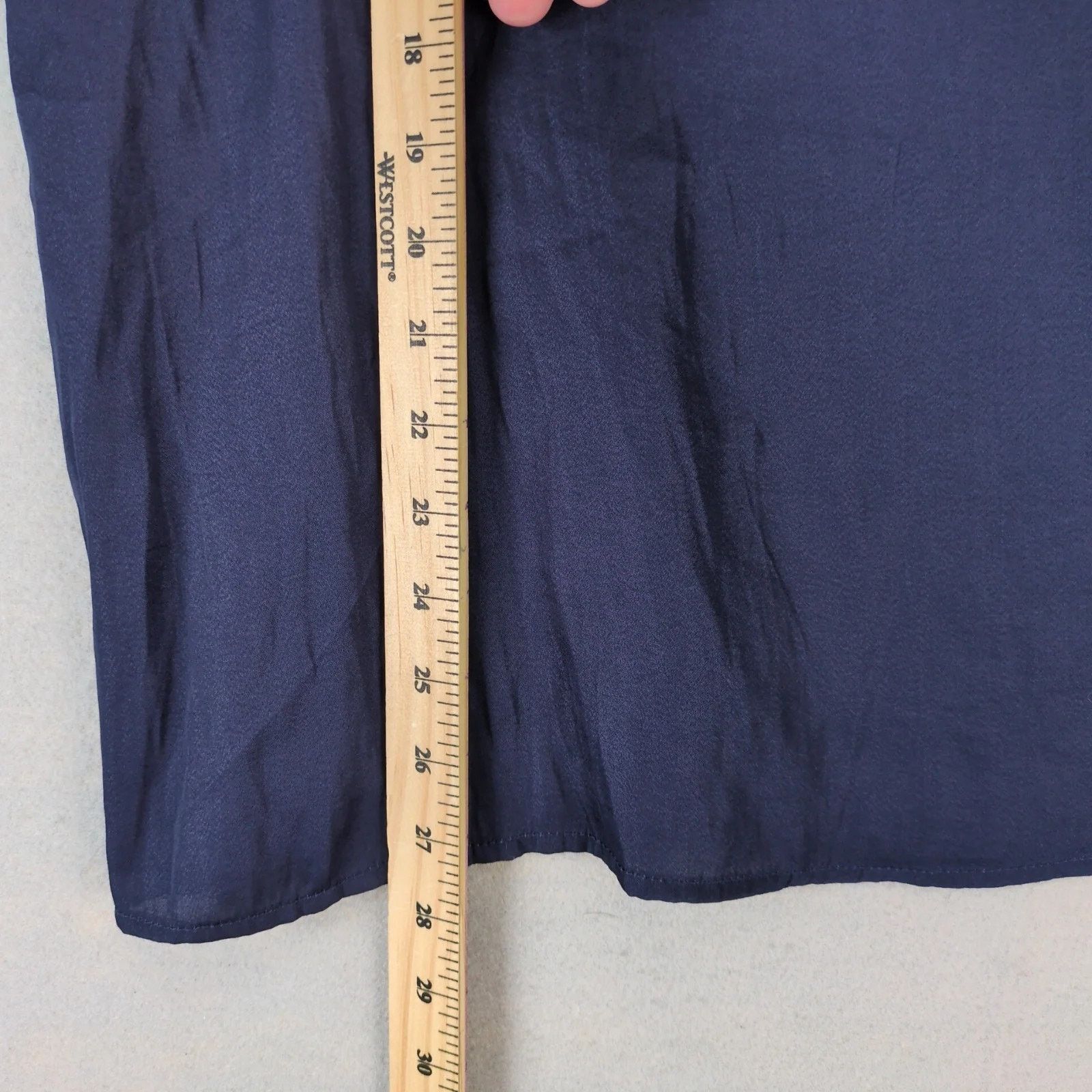 Other Mustard Seed Navy Blue Satin Lace Camisole Top Women's XL Size XL / US 12-14 / IT 48-50 - 4 Thumbnail