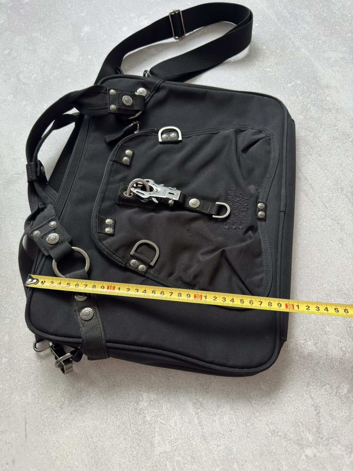 George Gina & Lucy × Japanese Brand × Vintage Vintage George Gina & Lucy Business Baby Black Shoulder Bag Size ONE SIZE - 18 Thumbnail