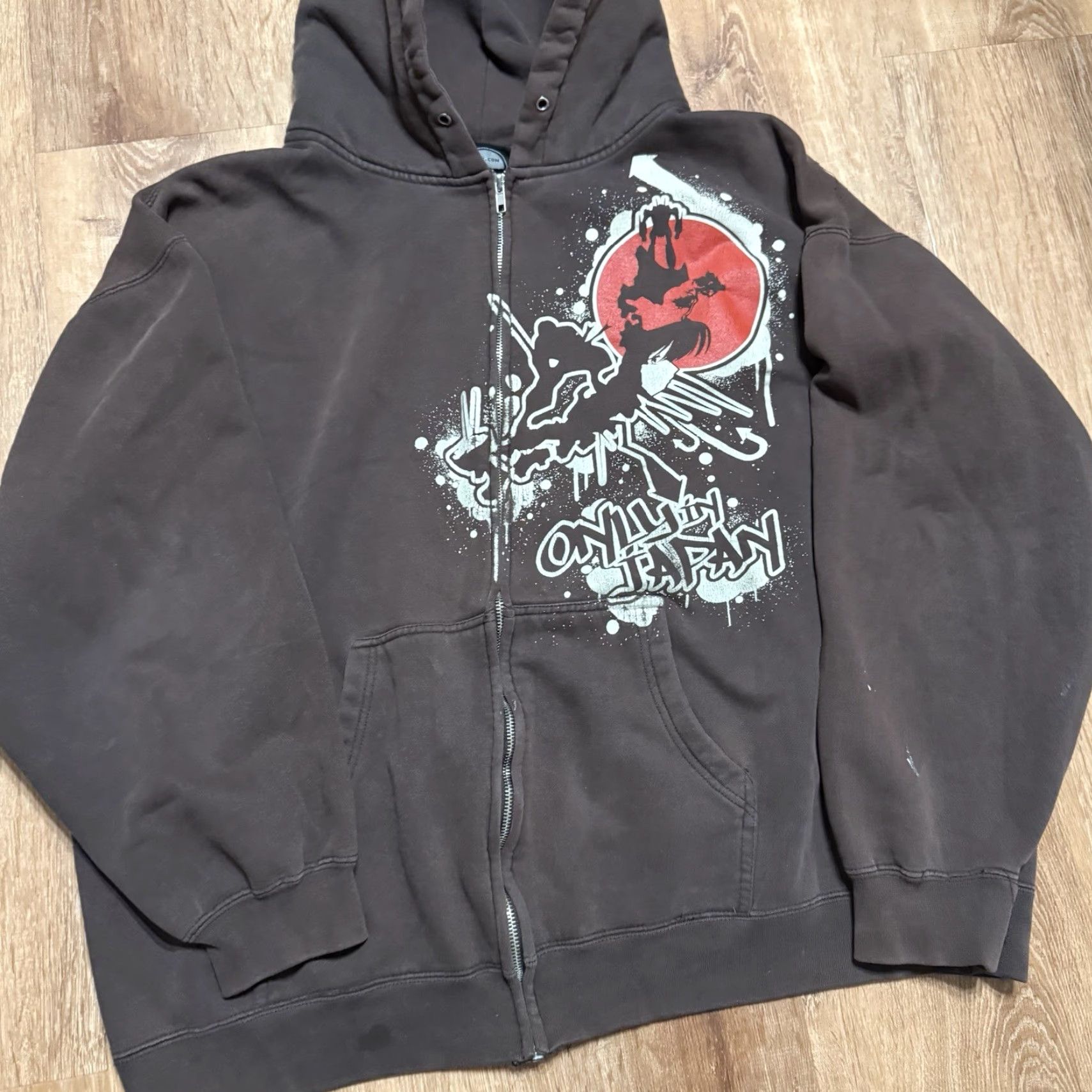 Vintage VINTAGE Only In Japan Gaming Video Games Zip Up Jacket Sweatshirt Mens XL BROWN 90s Gaming 3-in-1 Jacket Men XL Brown Size US XL / EU 56 / 4 - 5 Thumbnail