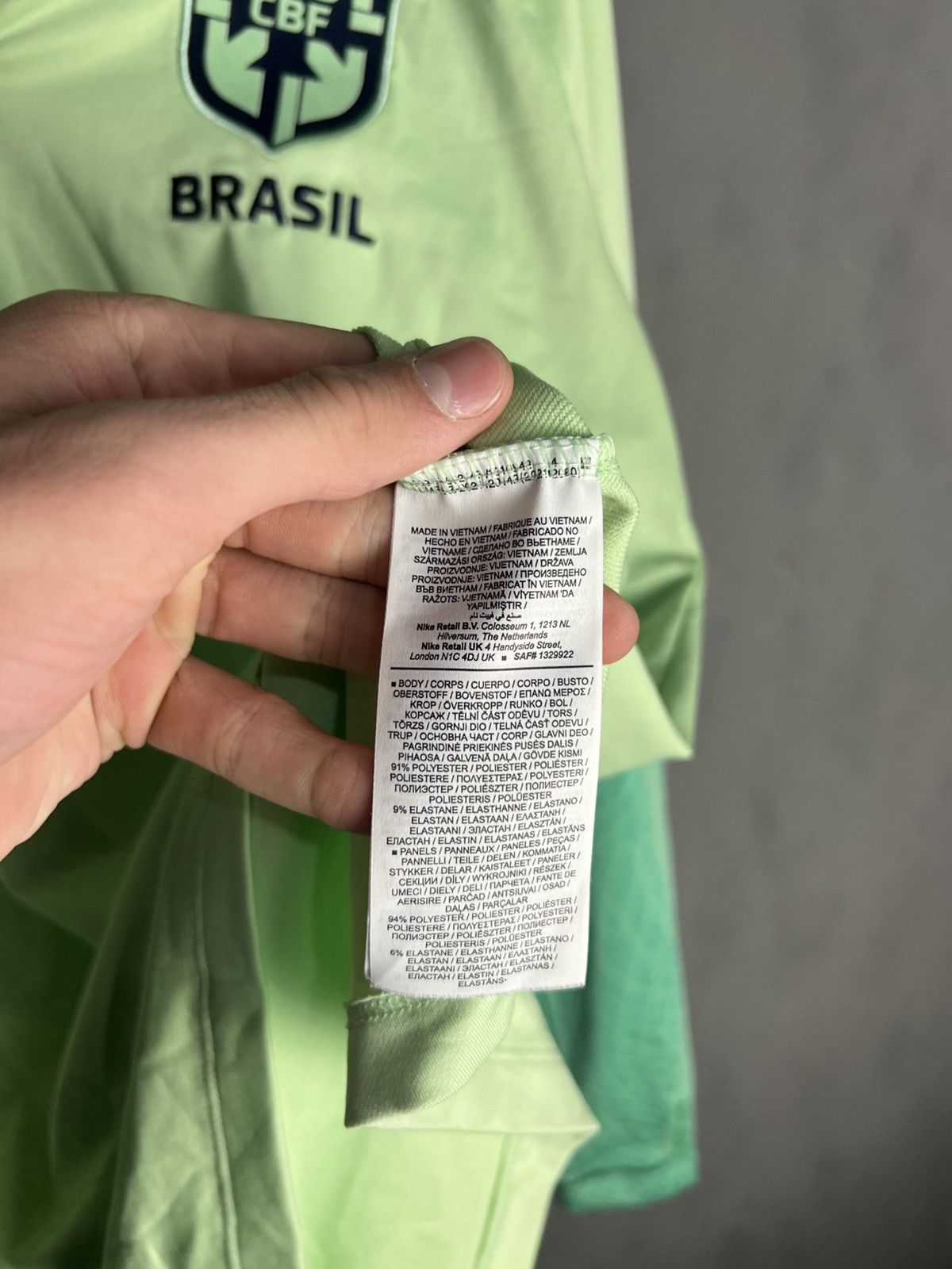 Nike 🇧🇷 Nike Brazil soccer Jersey Long Sleeve Training rare Size US M / EU 48-50 / 2 - 6 Thumbnail