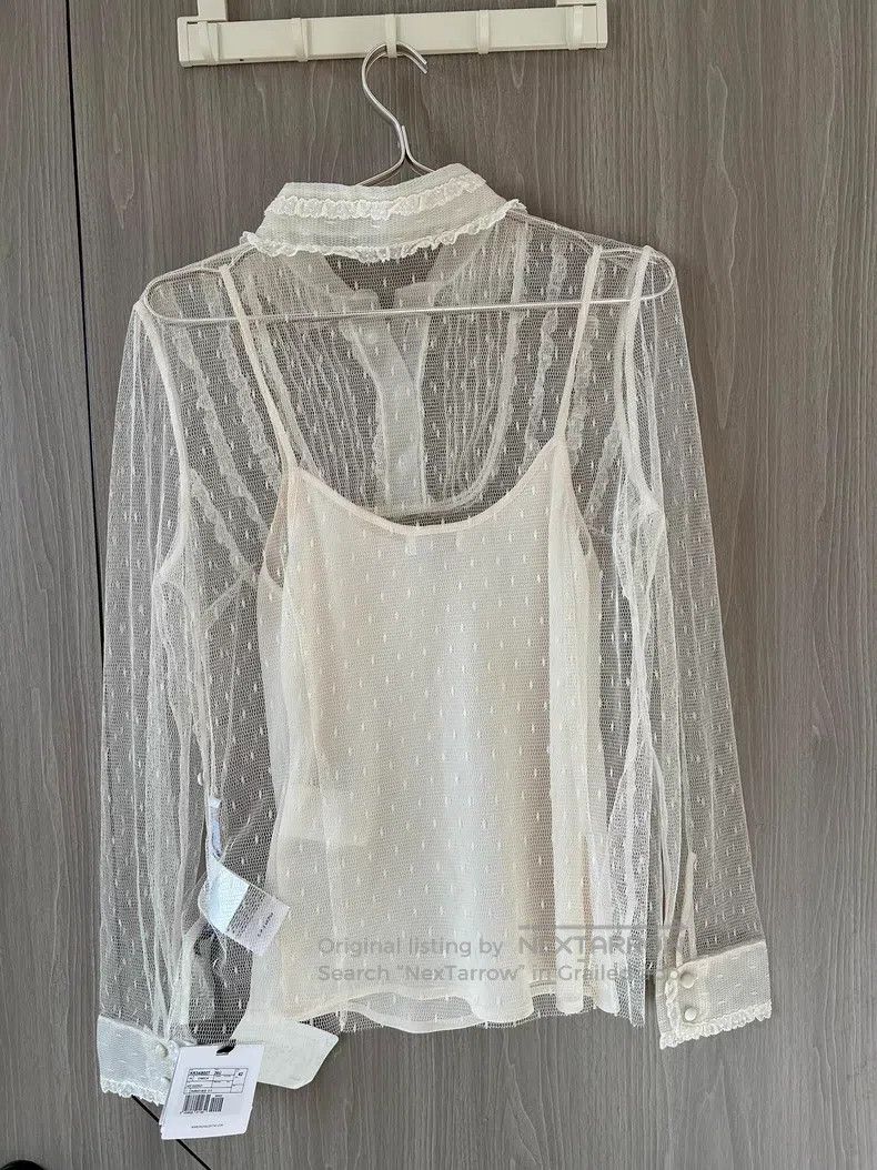 Valentino Valentino Lace shirt suspenders Size S / US 4 / IT 40 - 2 Thumbnail