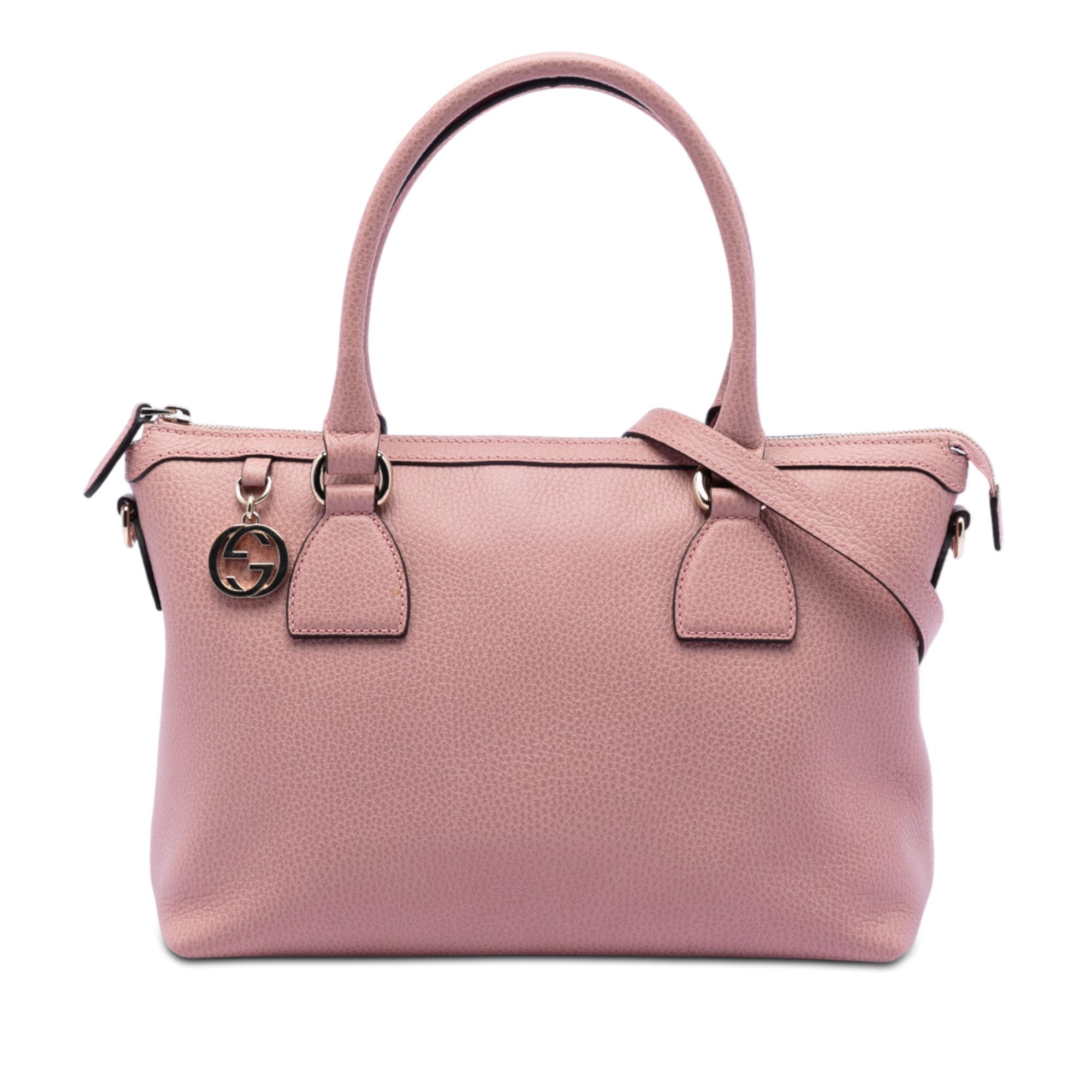 Gucci Gucci Dollar Calfskin GG Charm Satchel Size ONE SIZE - 1 Thumbnail