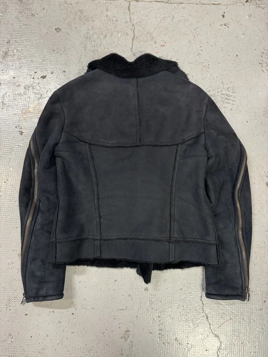 Emporio Armani FW2002 Emporio Armani Navy Arm Zips Bomber Jacket Size US S / EU 44-46 / 1 - 7 Thumbnail