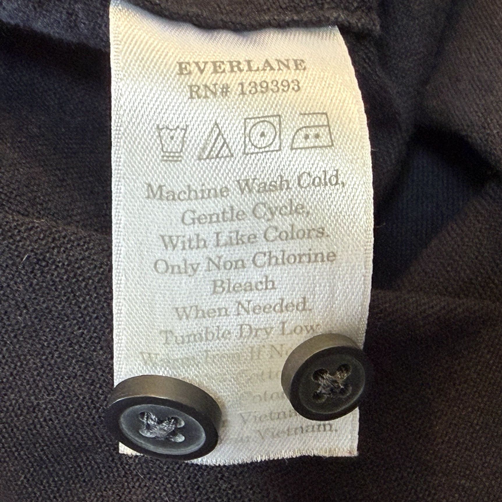 Everlane Everlane Shirt Mens Small Black Long Sleeve Collared Cotton Button Down Size US S / EU 44-46 / 1 - 6 Thumbnail