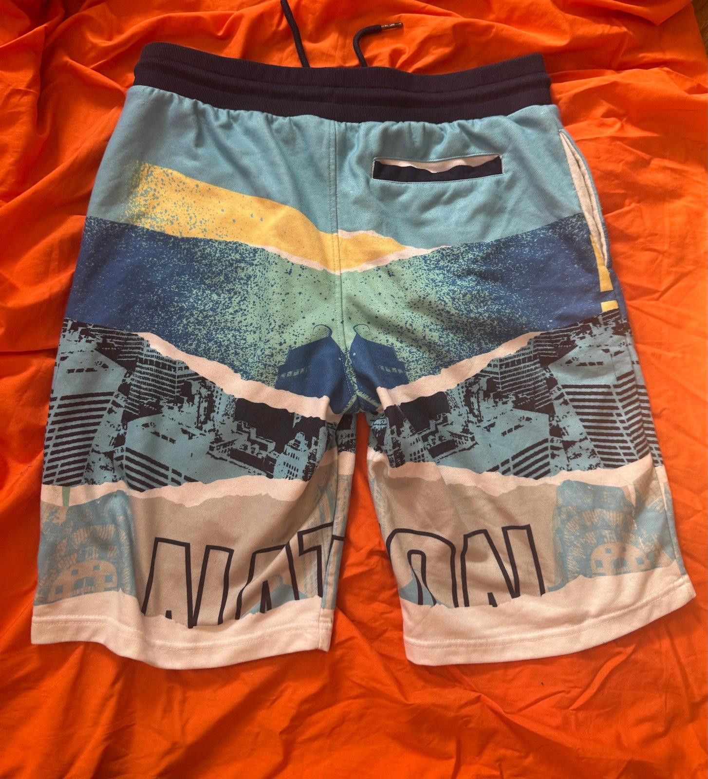 Designer Men’s XL Cotton Basketball Shorts Size US 36 / EU 52 - 2 Thumbnail