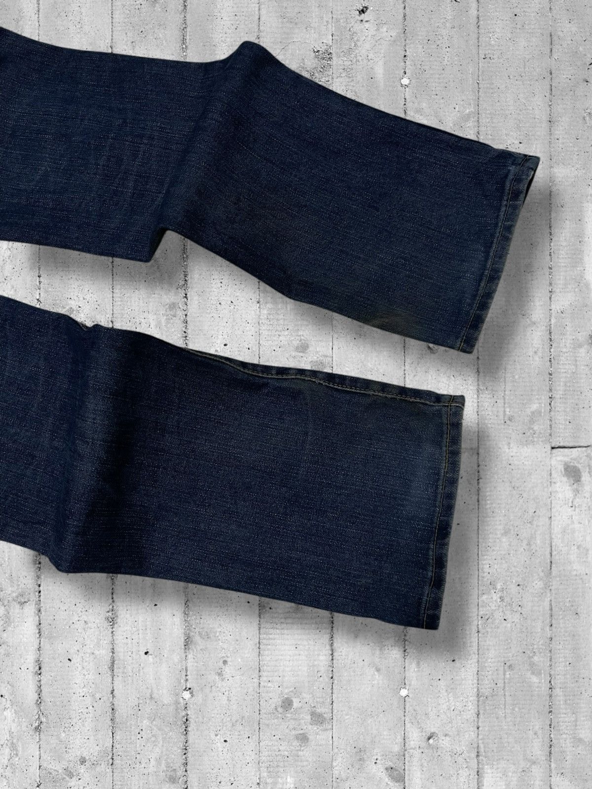 Designer × Edwin × Vintage Vintage 1990s Japan Designer Edwin 403 Distressed Denim Size US 29 - 12 Thumbnail