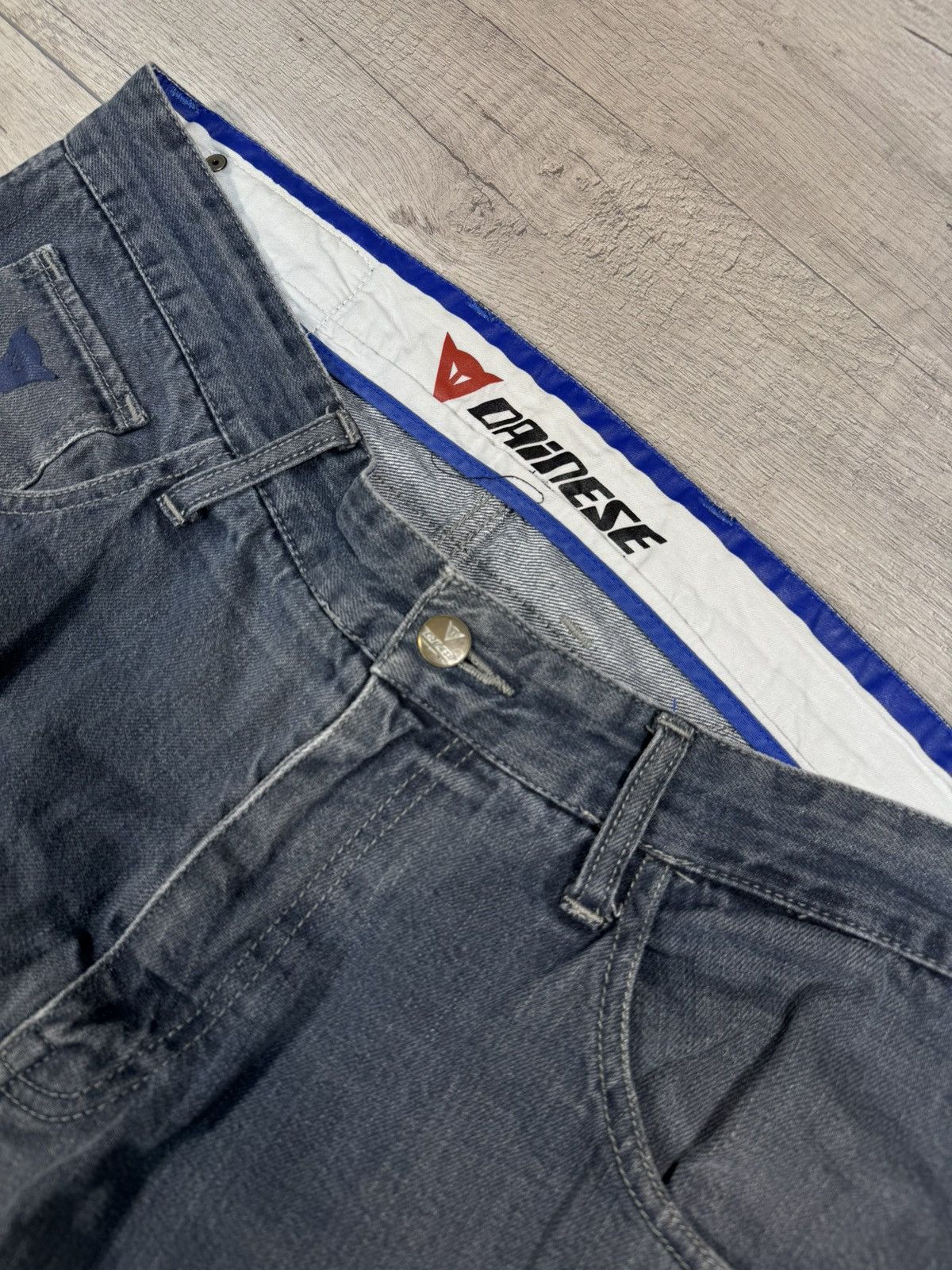 Dainese Dainese Double Knee Style Biker IF6WAS9 Jeans Straight Japan Size US 36 / EU 52 - 7 Thumbnail
